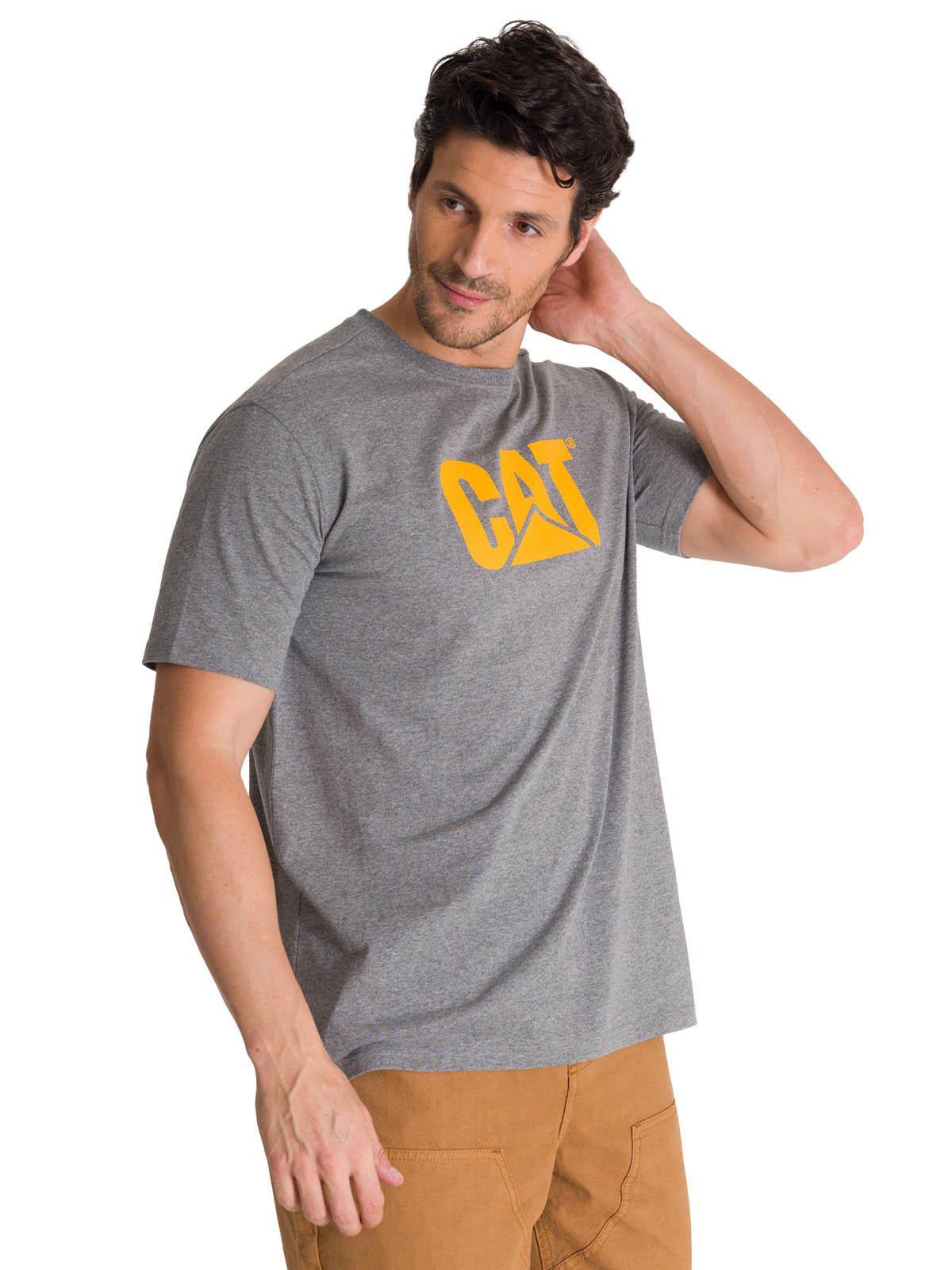 Polera Manga Corta Hombre Logo Gris-0