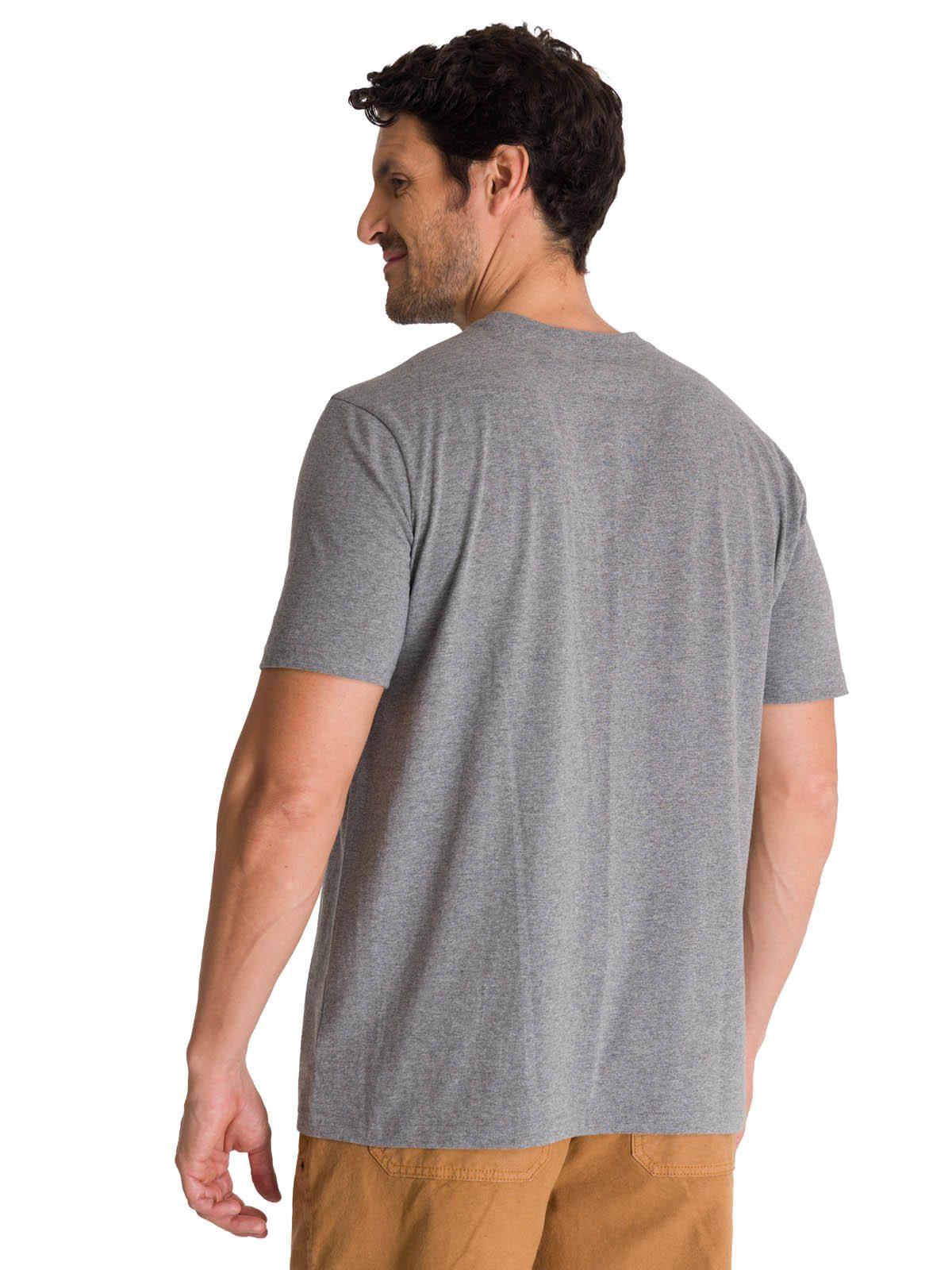 Polera Manga Corta Hombre Logo Gris-3