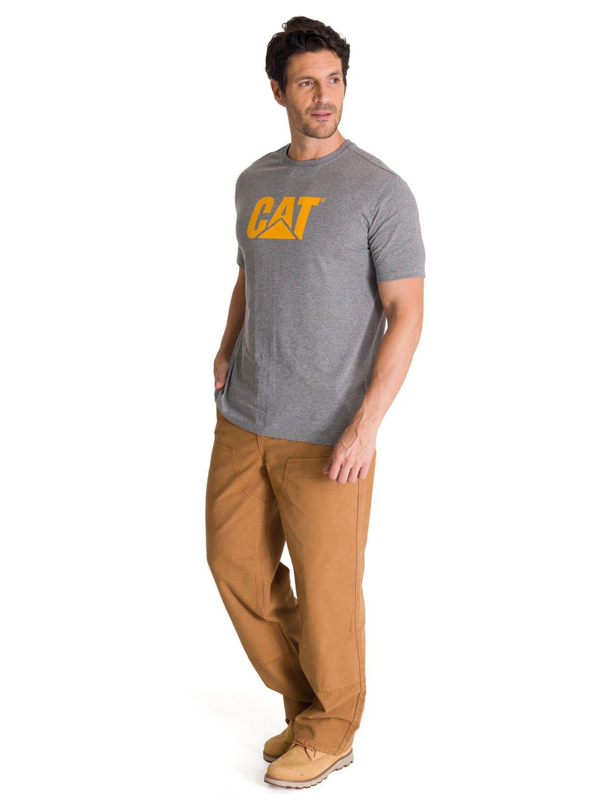 Polera Manga Corta Hombre Logo Gris-5