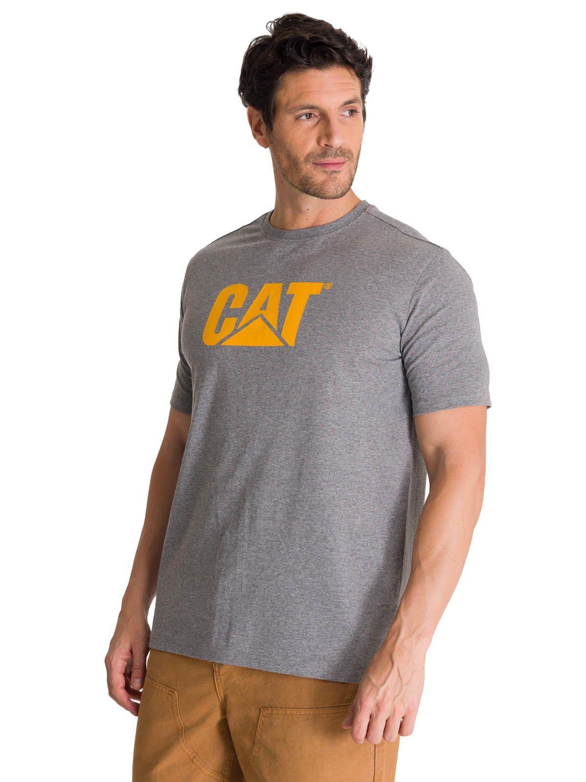 Polera Manga Corta Hombre Logo Gris-1