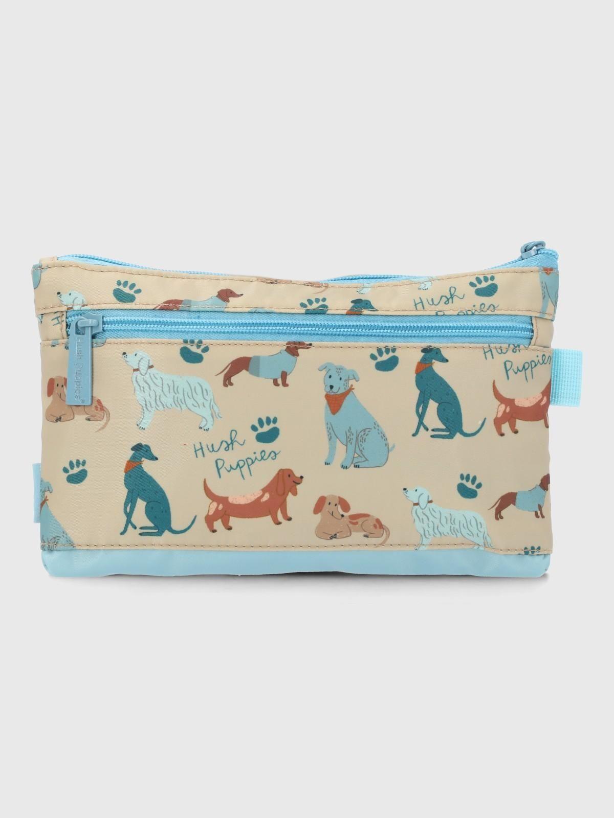 Estuche Niño Dog Pencilcase Celeste-1