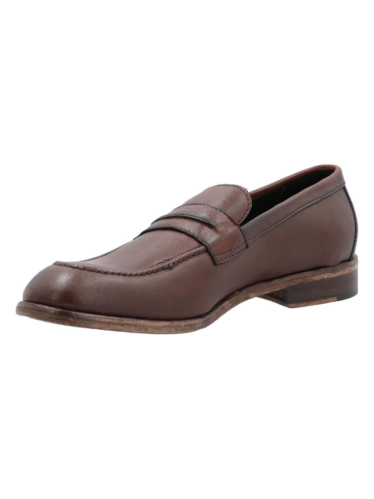 Mocasín Cuero Hombre Francesco Café-4