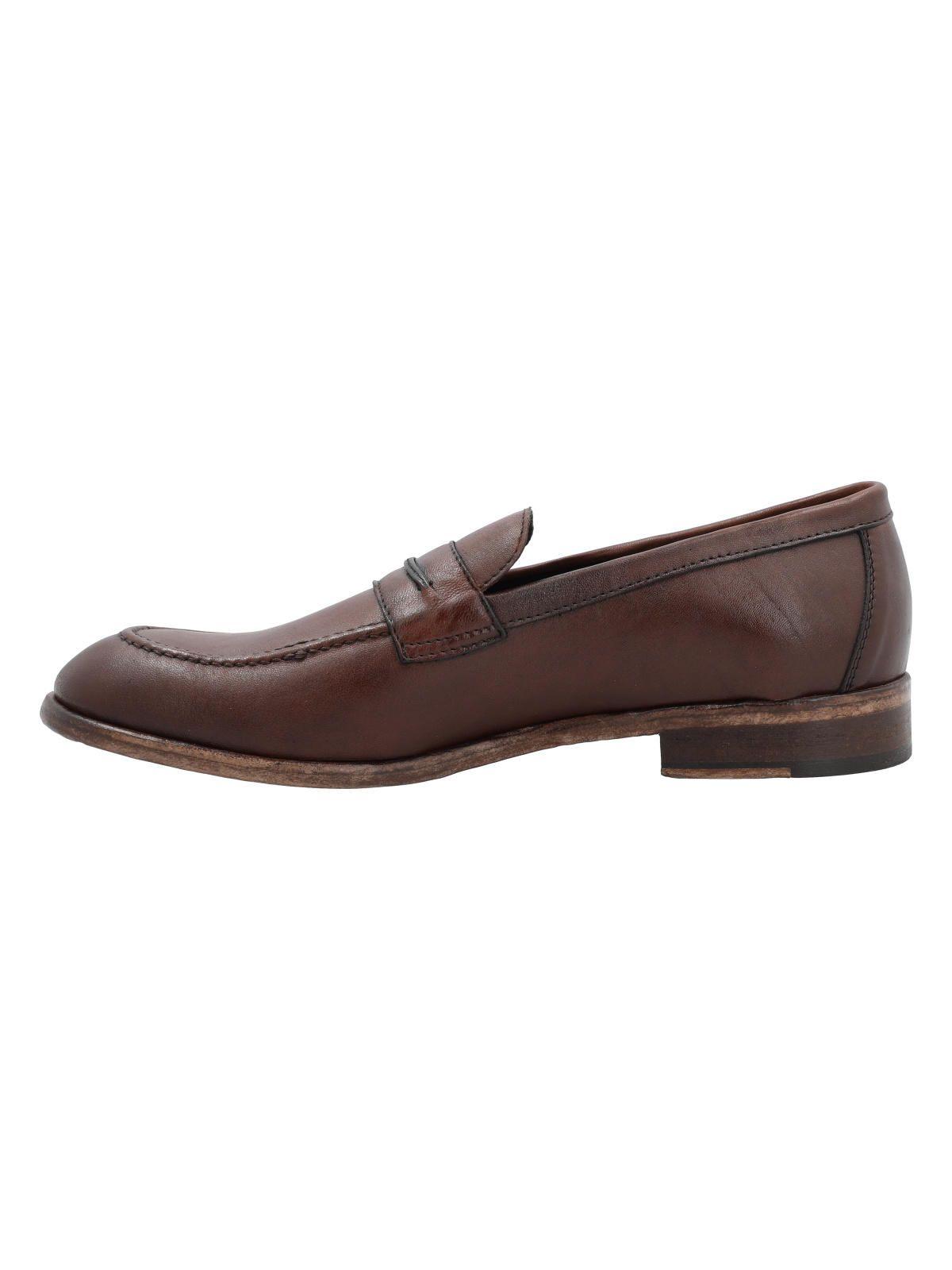 Mocasín Cuero Hombre Francesco Café-5