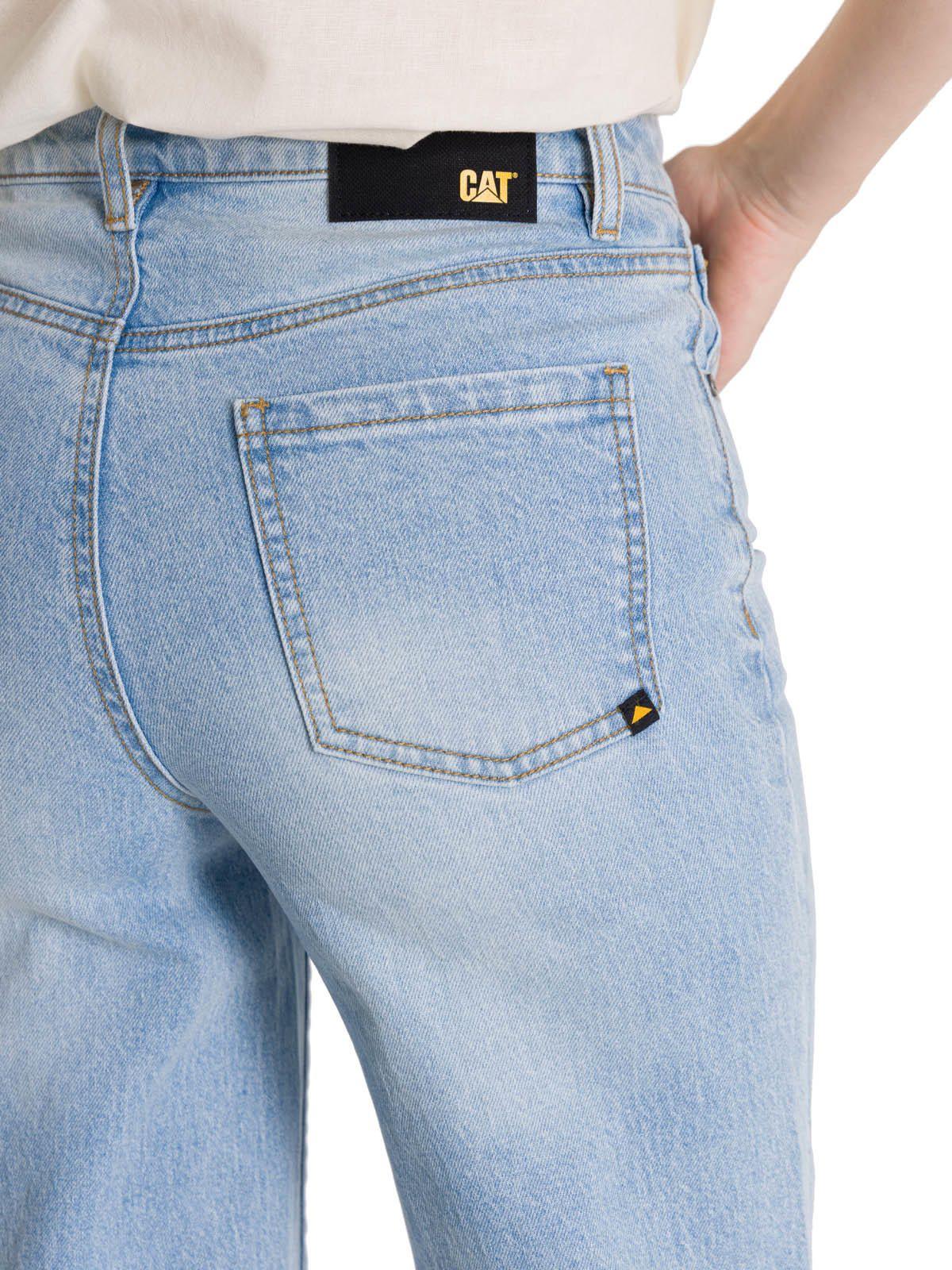 Jeans Mujer Denim Wide Leg Azul-4