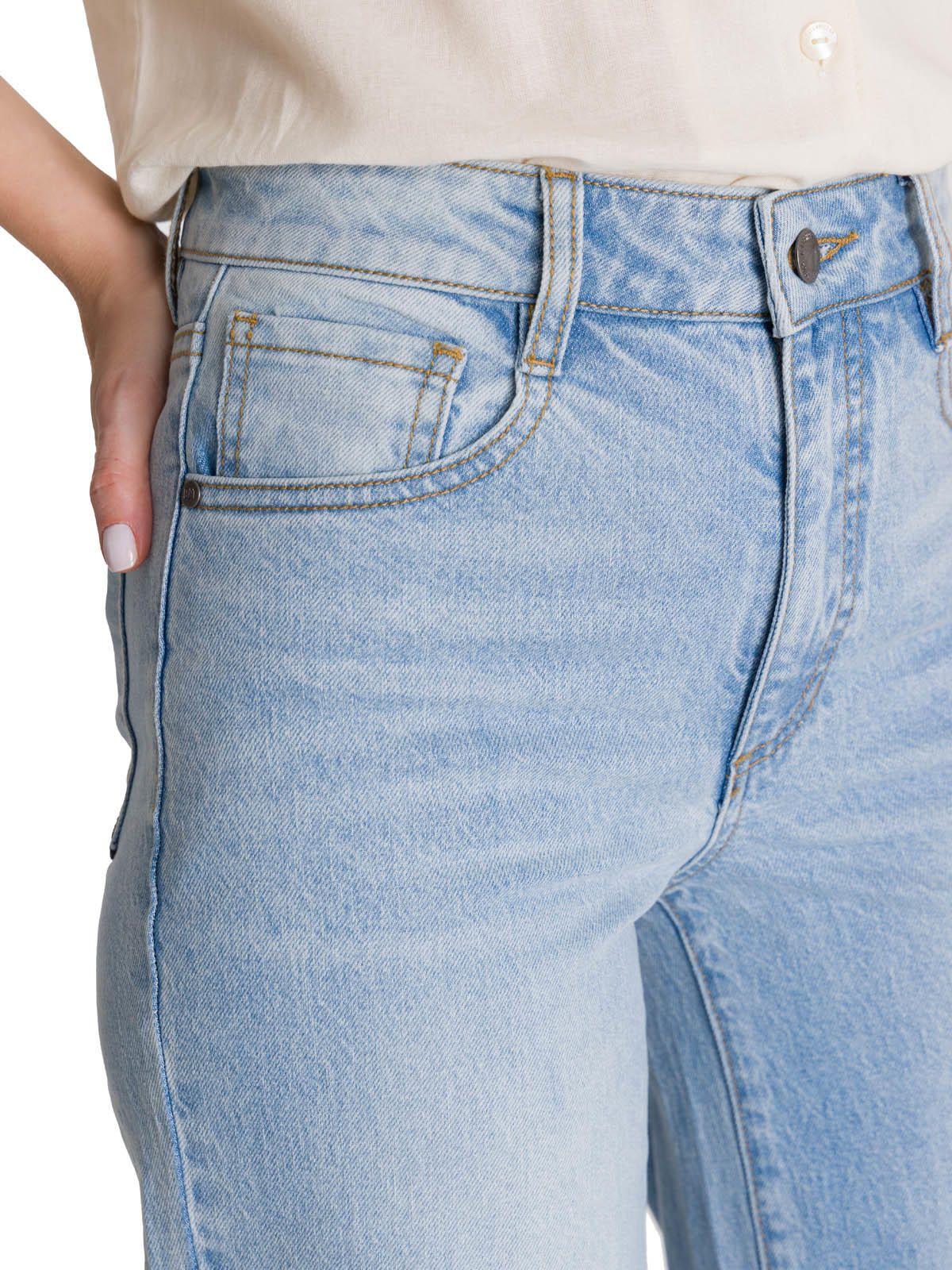 Jeans Mujer Denim Wide Leg Azul-5