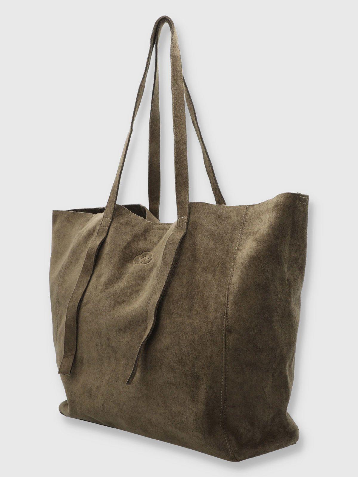 Bolso Mujer Suede Bag Verde-2