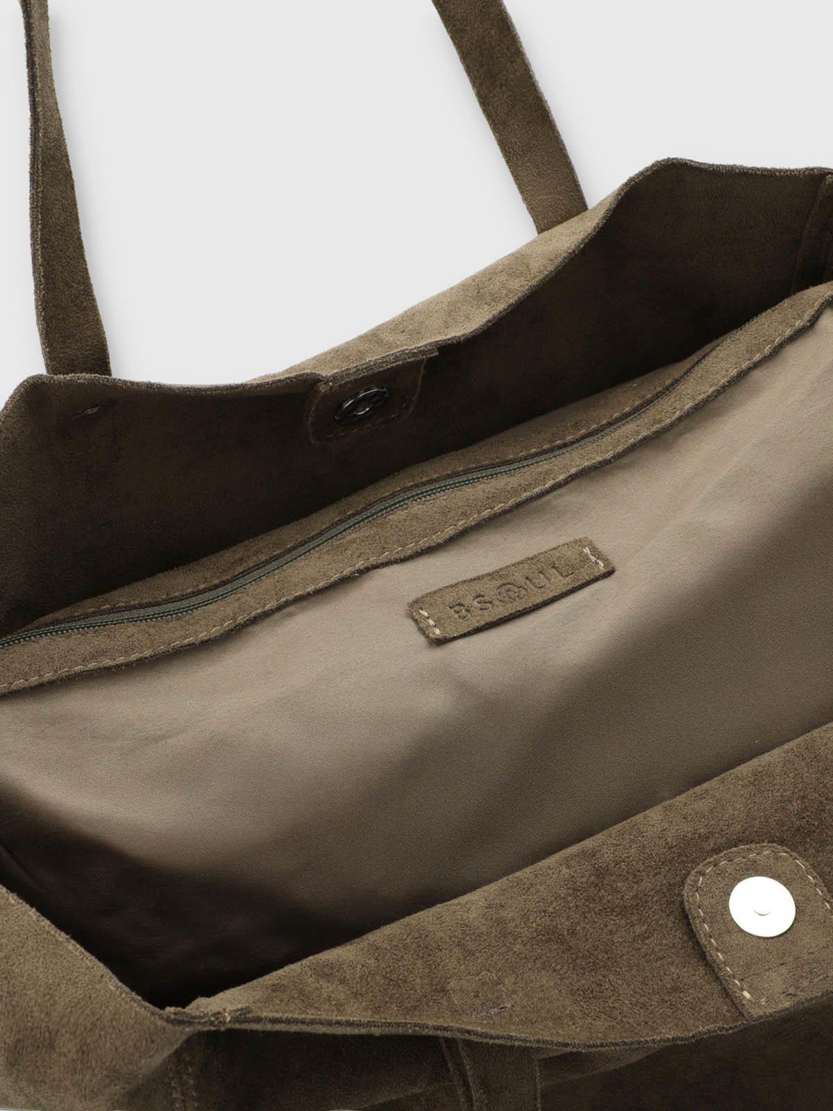 Bolso Mujer Suede Bag Verde-4