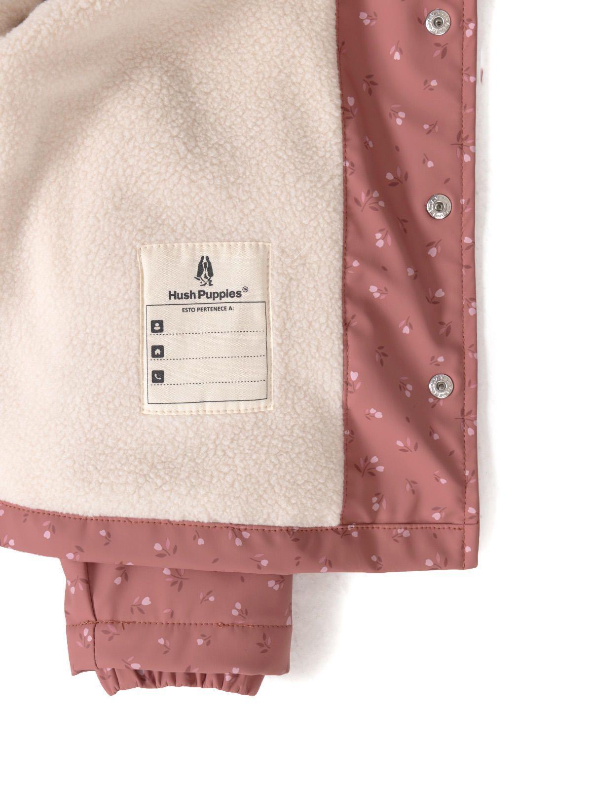 Chaqueta Niña Flores Rosado-4