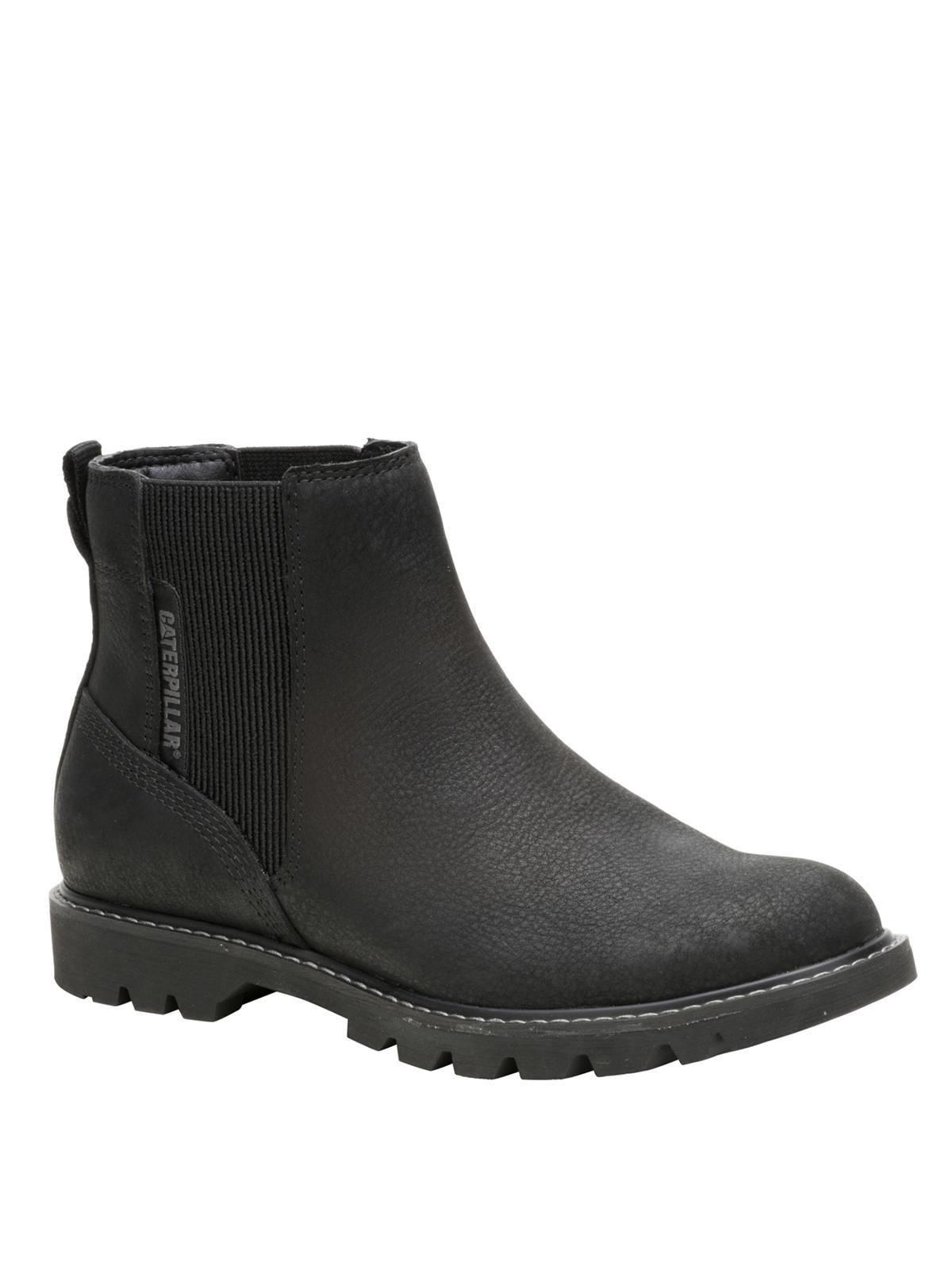 Botin Cuero Mujer Colorado Chelsea Negro-0