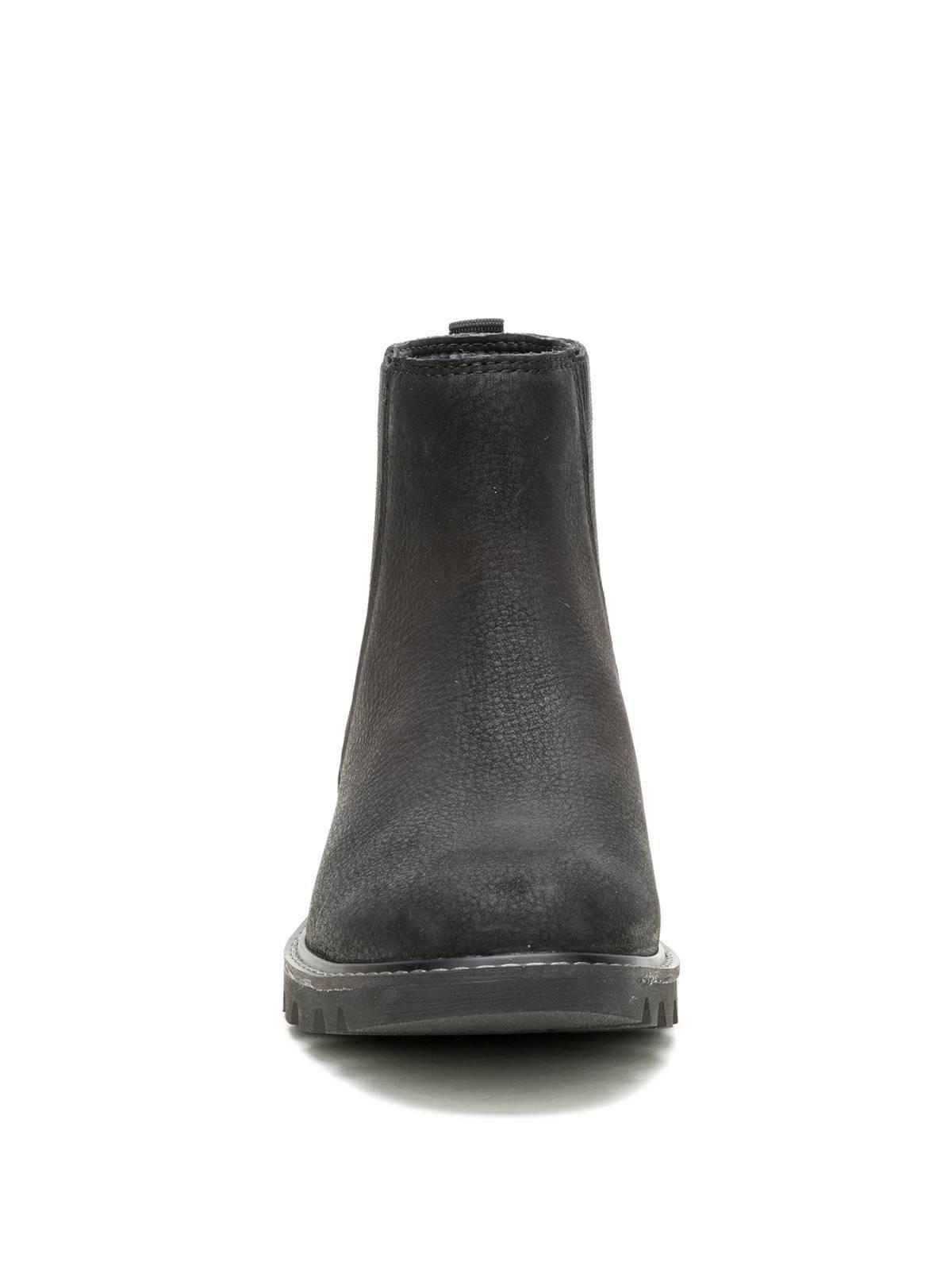 Botin Cuero Mujer Colorado Chelsea Negro-4