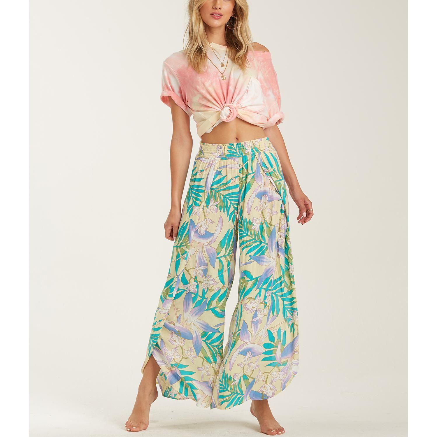 Pantalon  Wandering Soul Amarillo Mujer-0