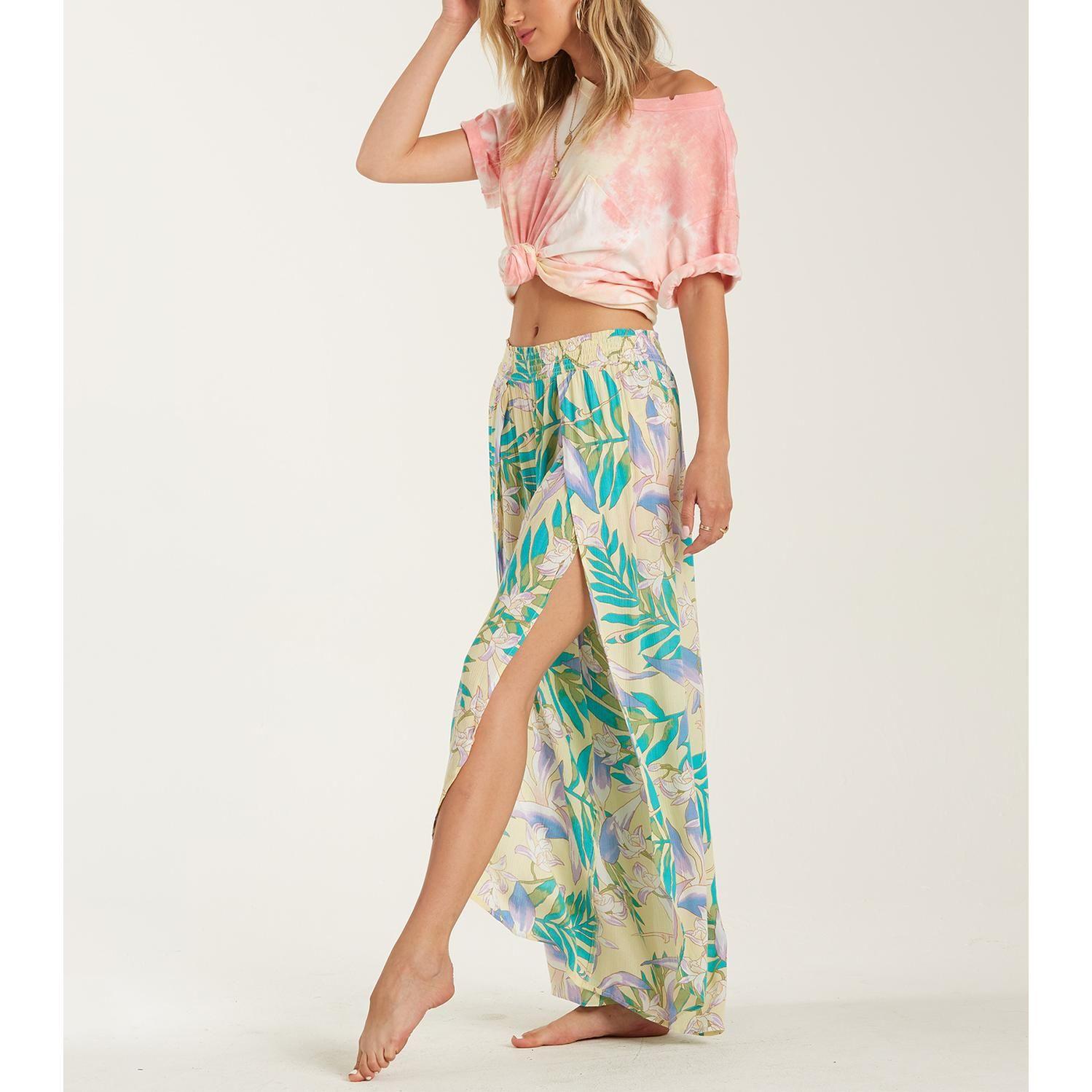 Pantalon  Wandering Soul Amarillo Mujer-1