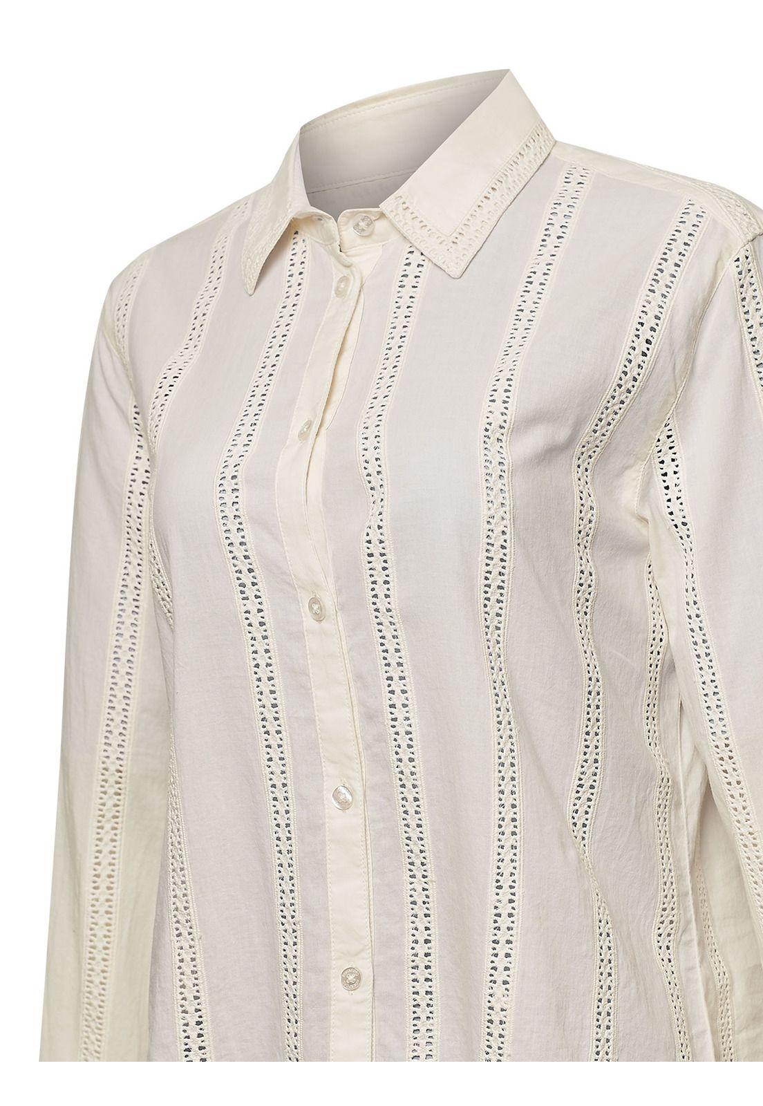 Blusa Algodón Orgánico Mujer Zambor Blanco -3