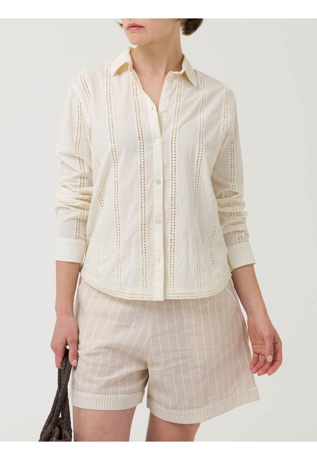 Blusa Algodón Orgánico Mujer Zambor Blanco -4