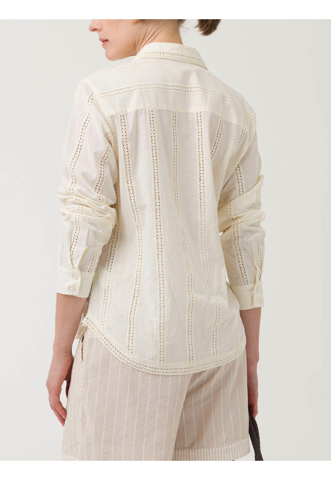 Blusa Algodón Orgánico Mujer Zambor Blanco -5