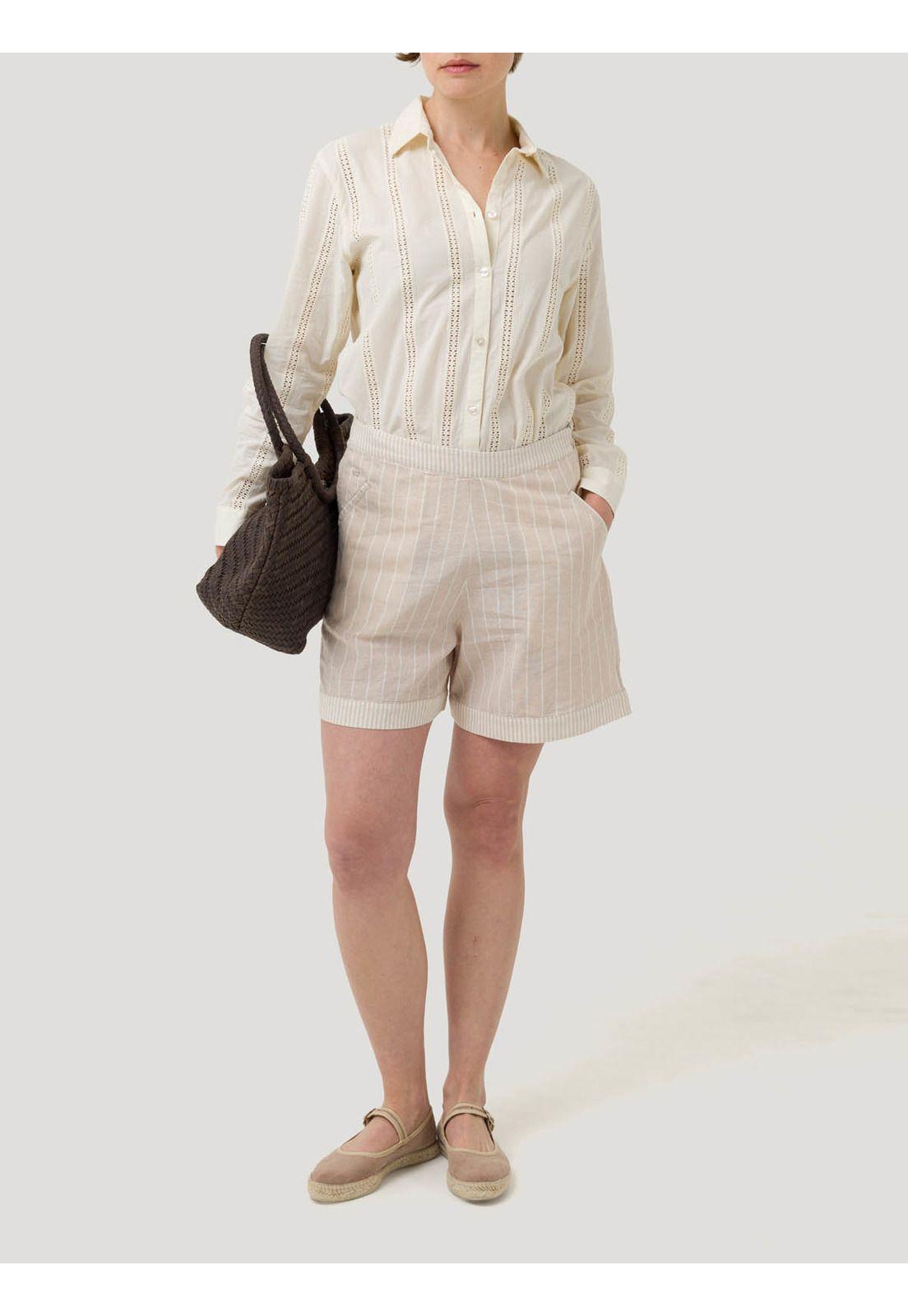 Blusa Algodón Orgánico Mujer Zambor Blanco -7