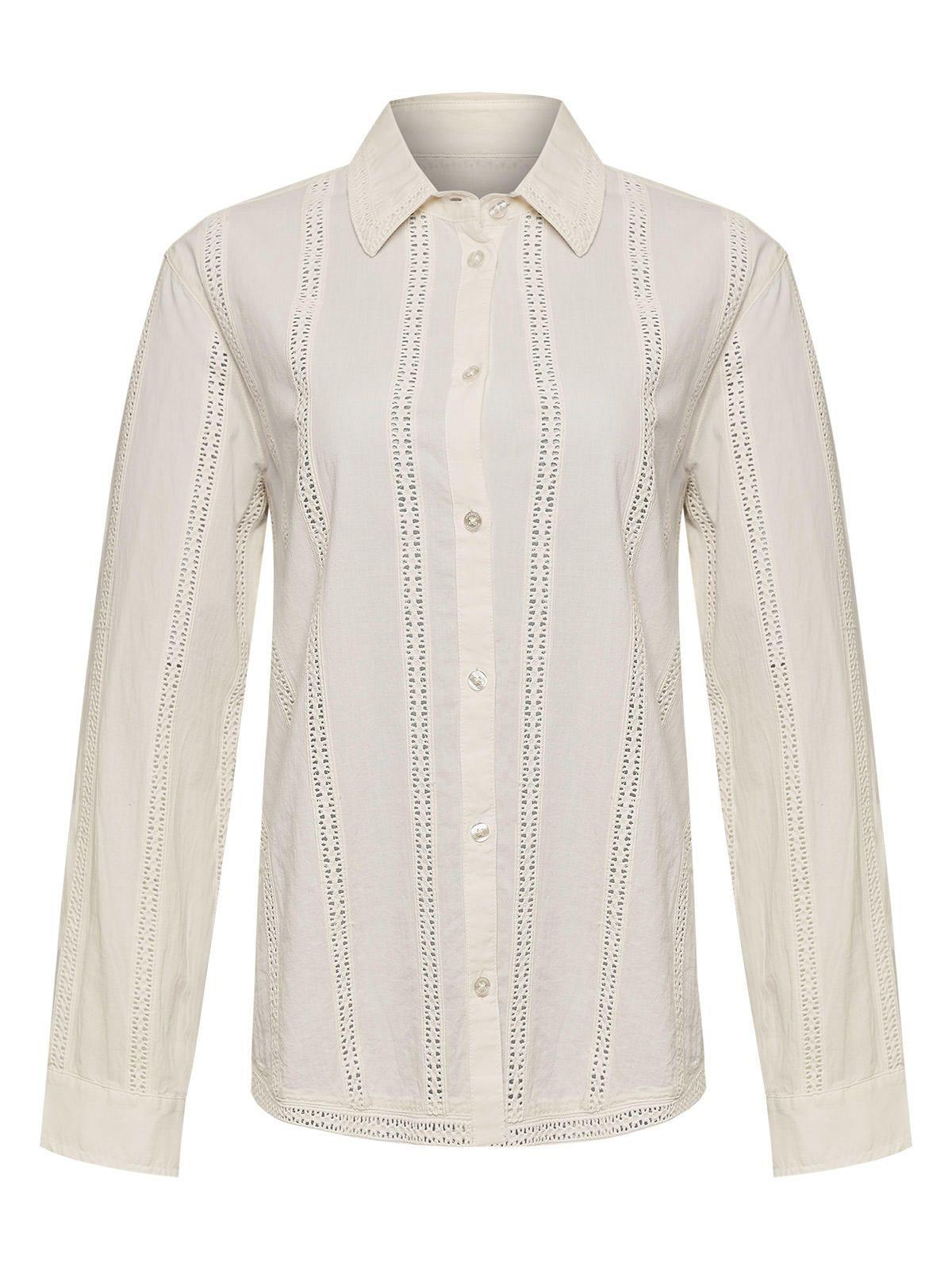 Blusa Algodón Orgánico Mujer Zambor Blanco -0