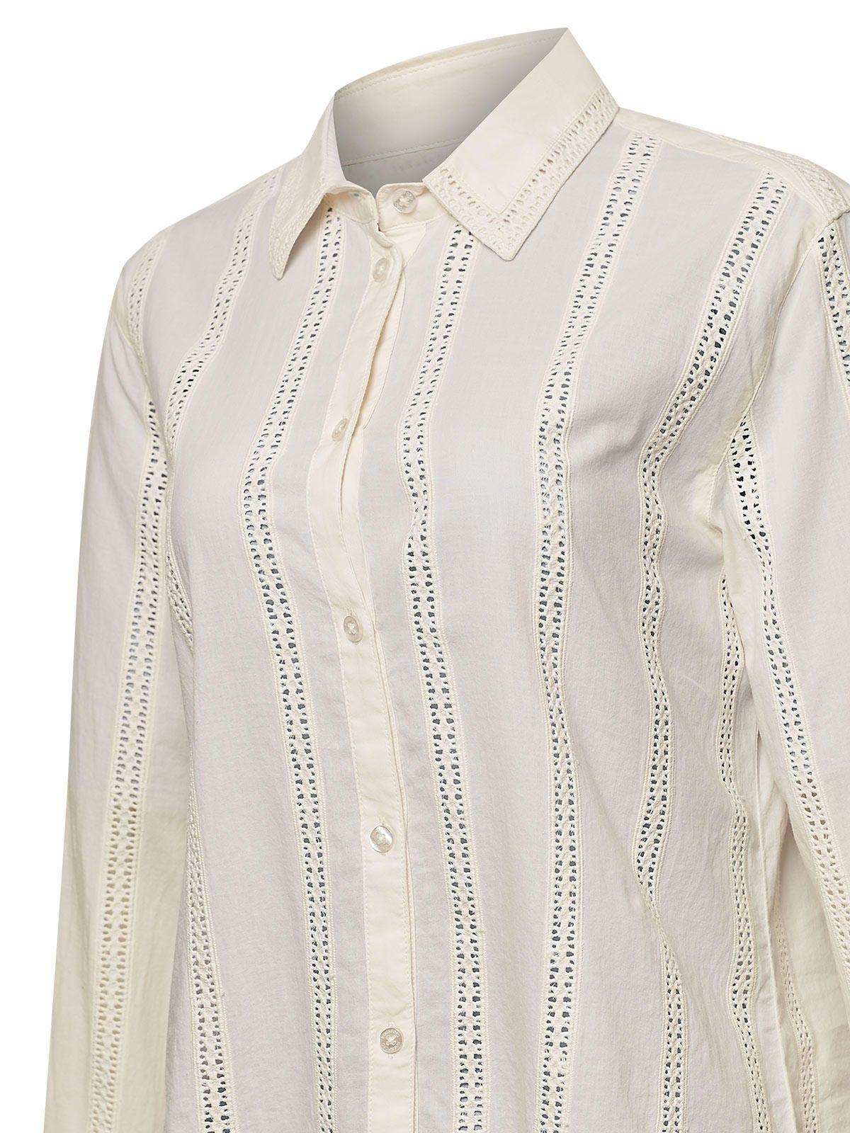 Blusa Algodón Orgánico Mujer Zambor Blanco -3