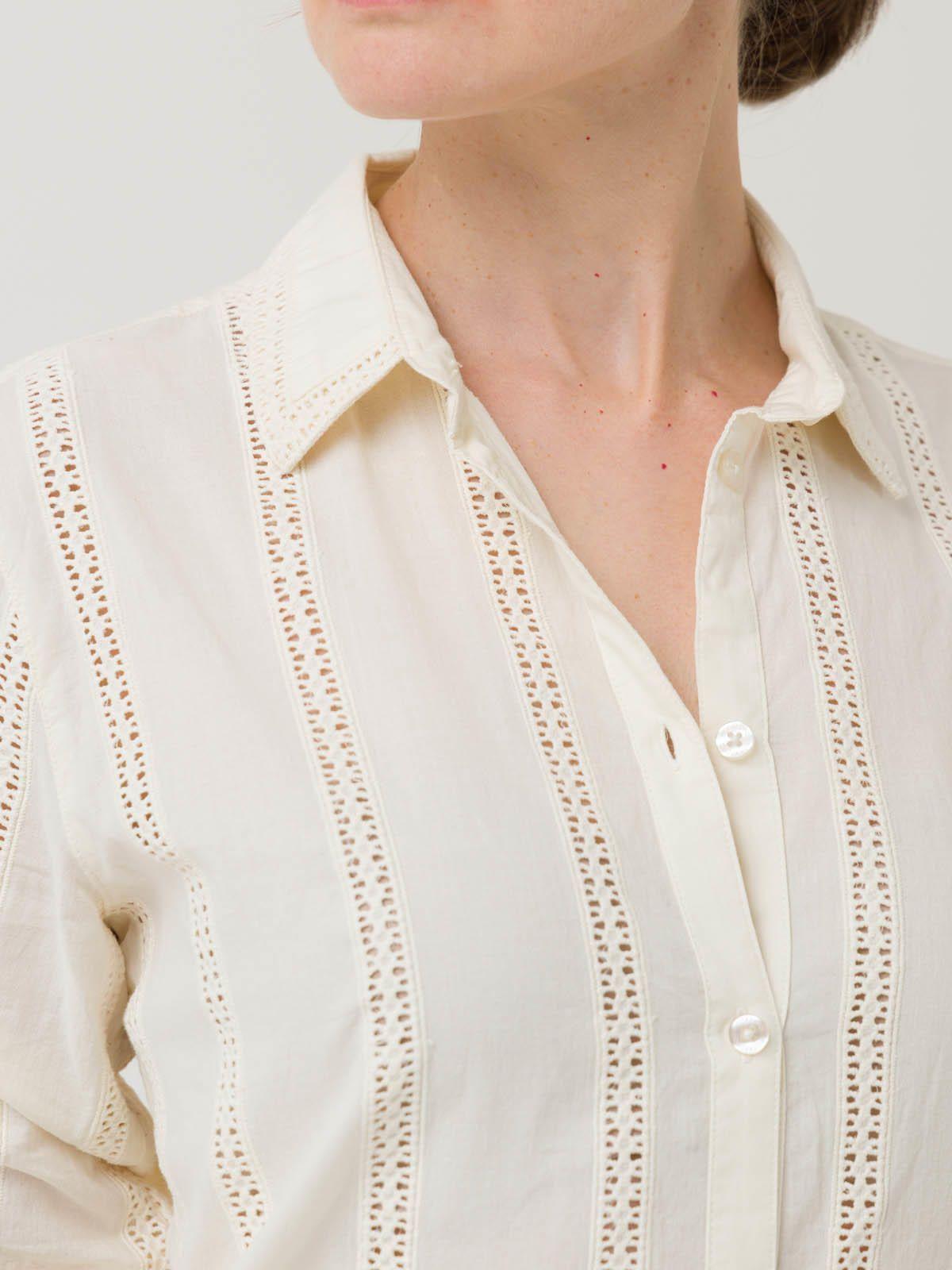 Blusa Algodón Orgánico Mujer Zambor Blanco -6