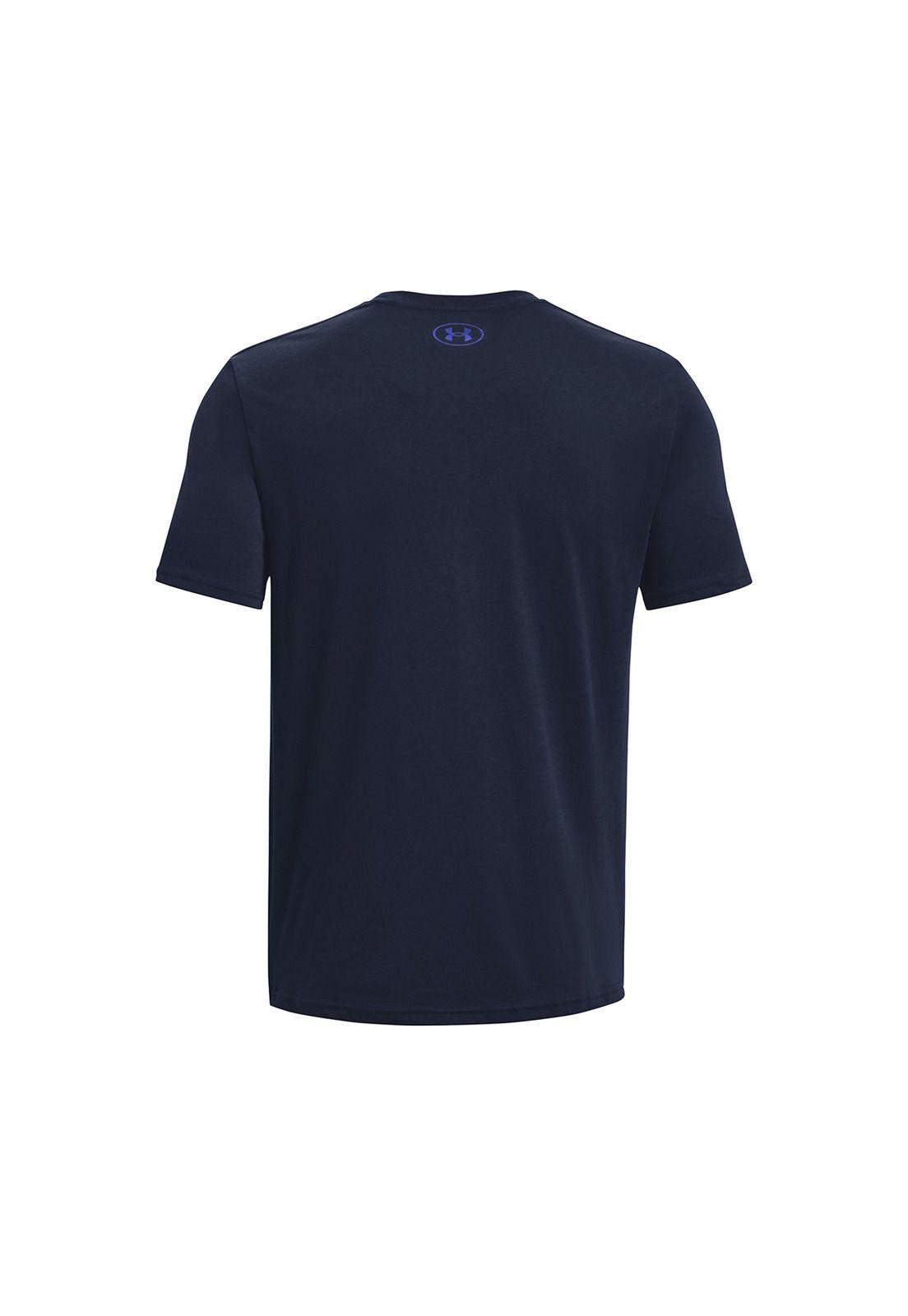 Polera manga corta TeamWordmrk hombre Azul-1