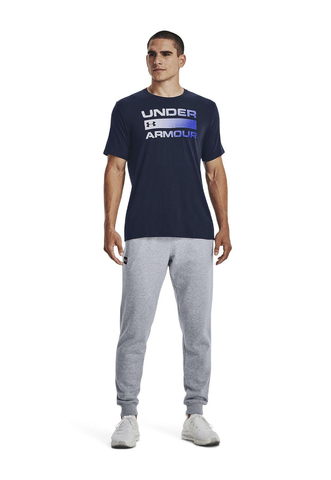 Polera manga corta TeamWordmrk hombre Azul-5