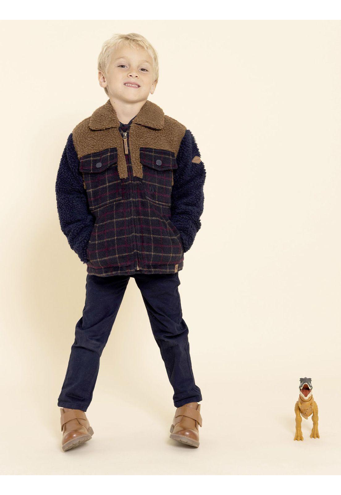 Chaqueta Cocker Niño Amarillo-5