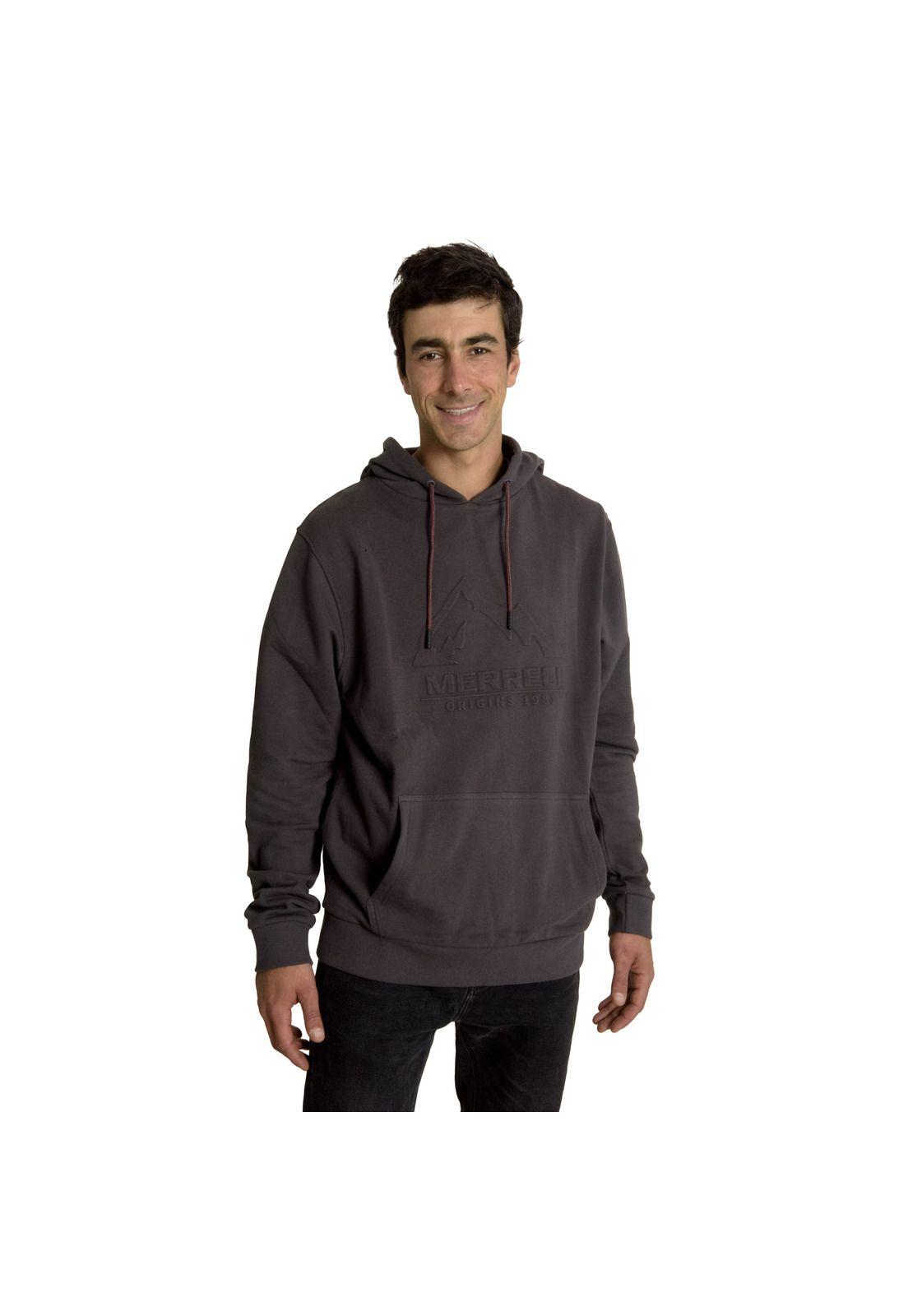 Poleron Hombre M Merrell Pull Over Gris-0