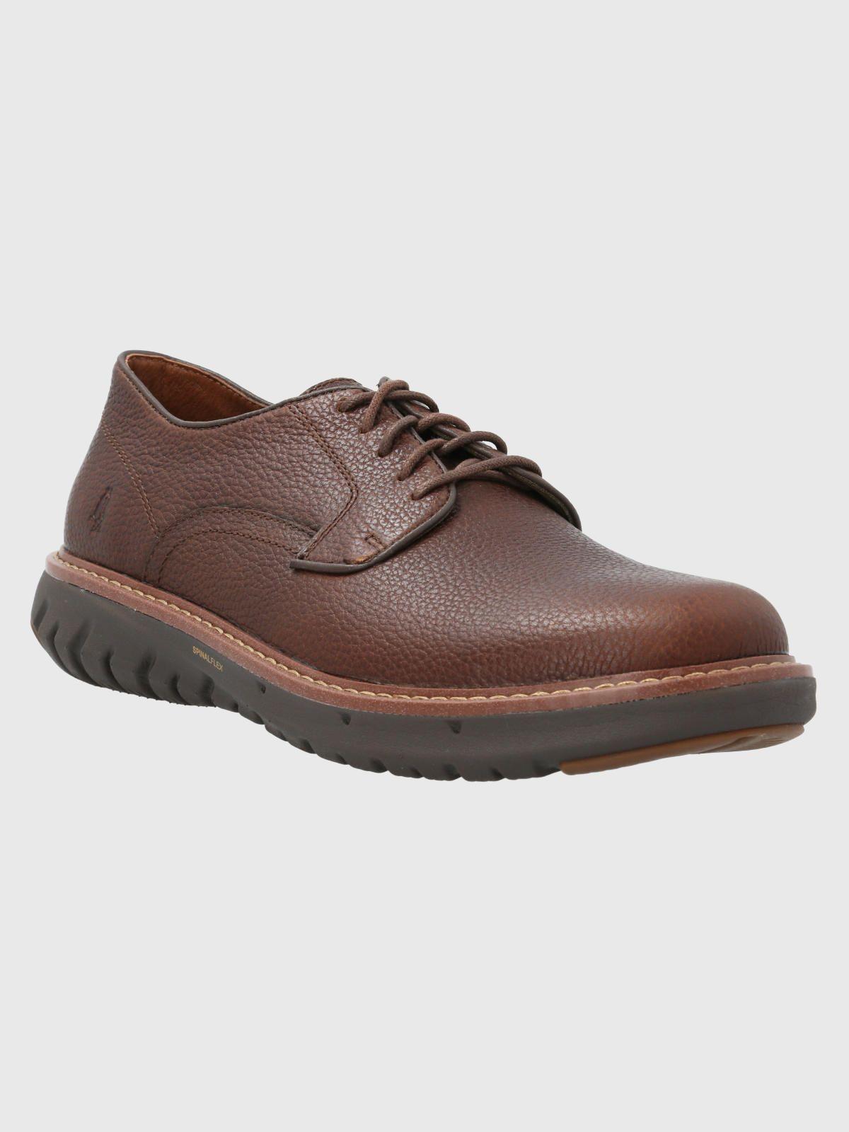 Zapato Cuero Hombre Smart Oxford Café-0
