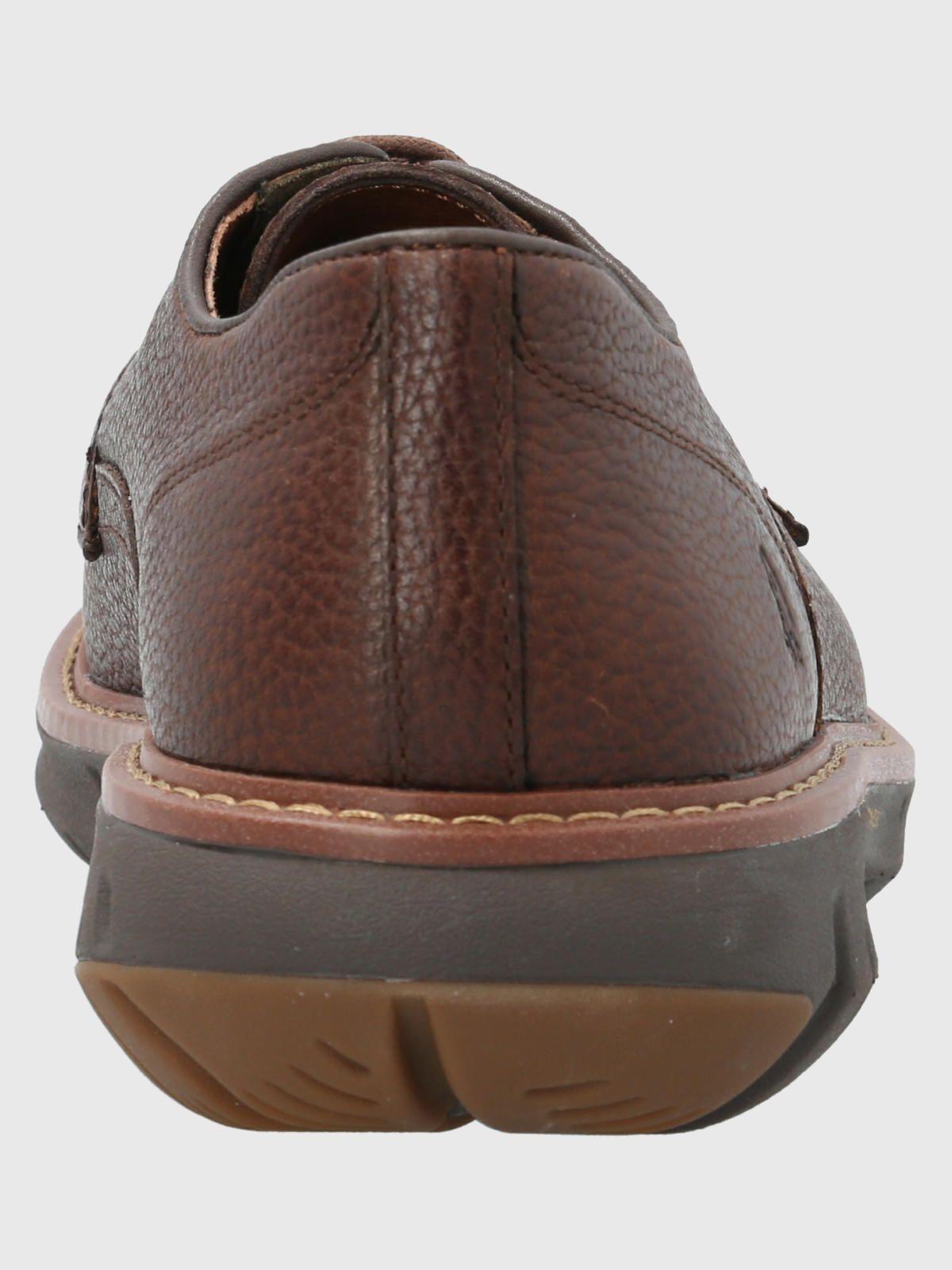 Zapato Cuero Hombre Smart Oxford Café-6