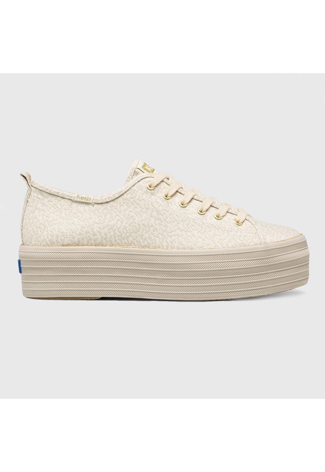 Zapatilla Mujer Triple Up Trim Crema-0