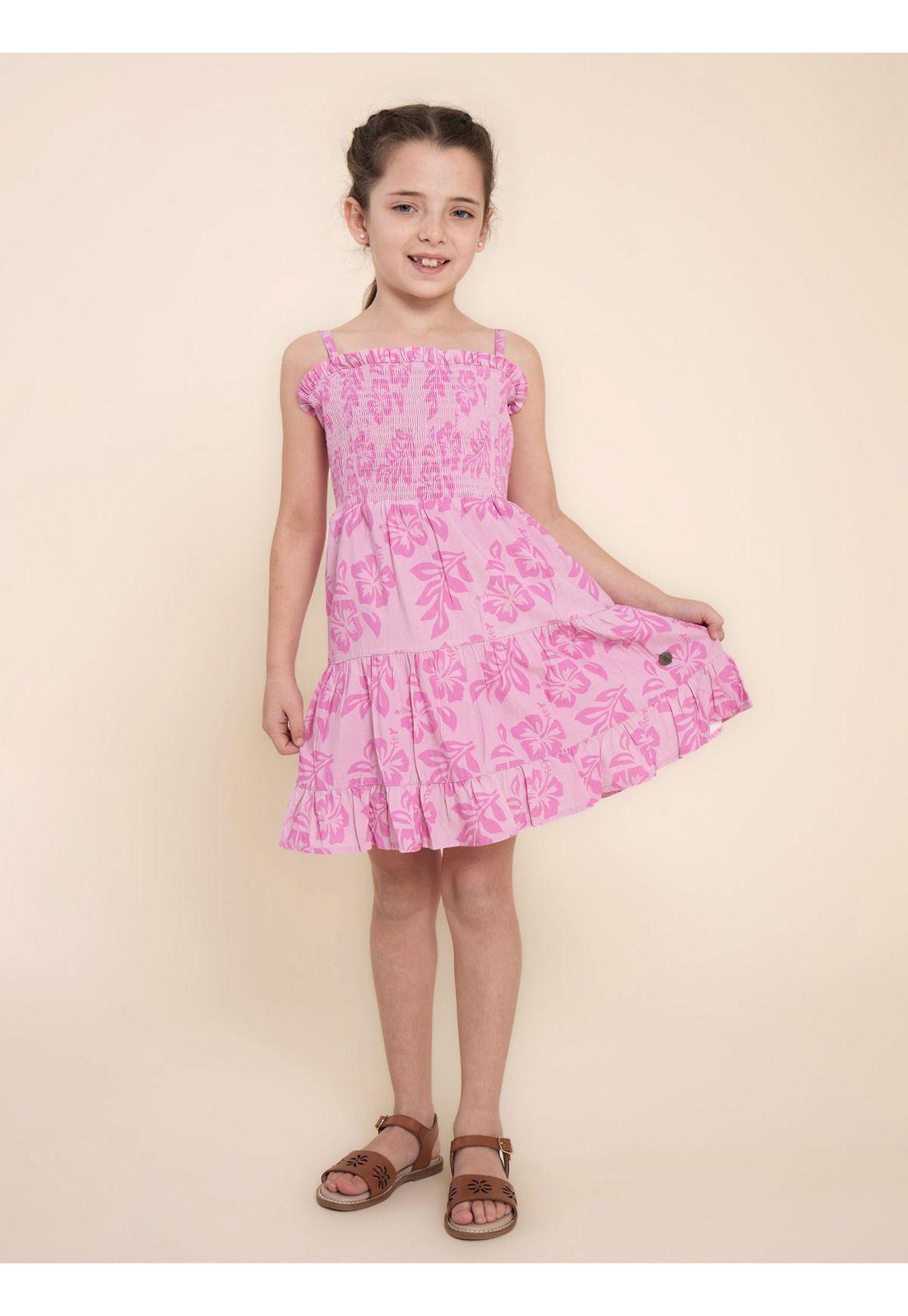 Vestido Niña Butterfly Rosado-1