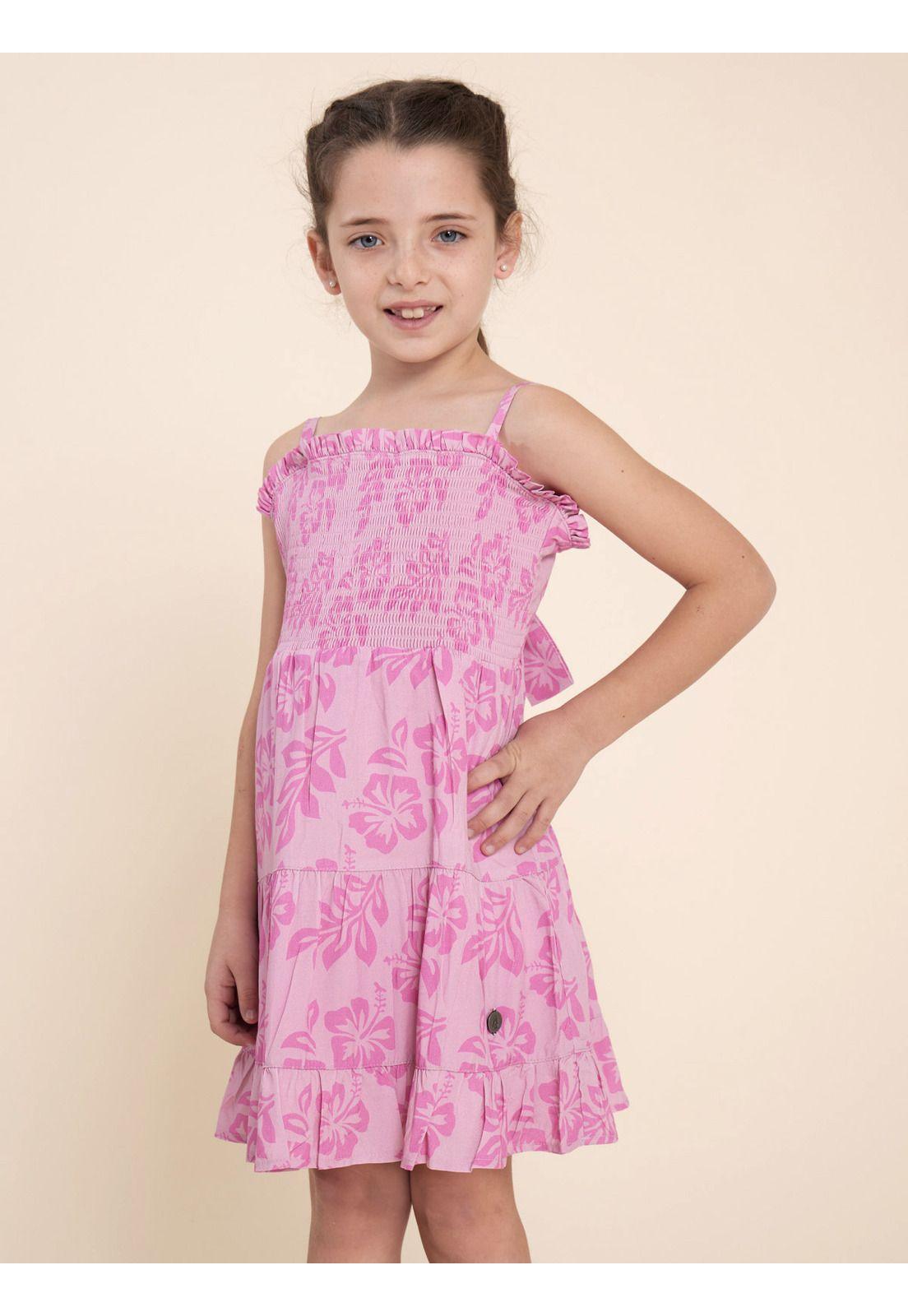 Vestido Niña Butterfly Rosado-3