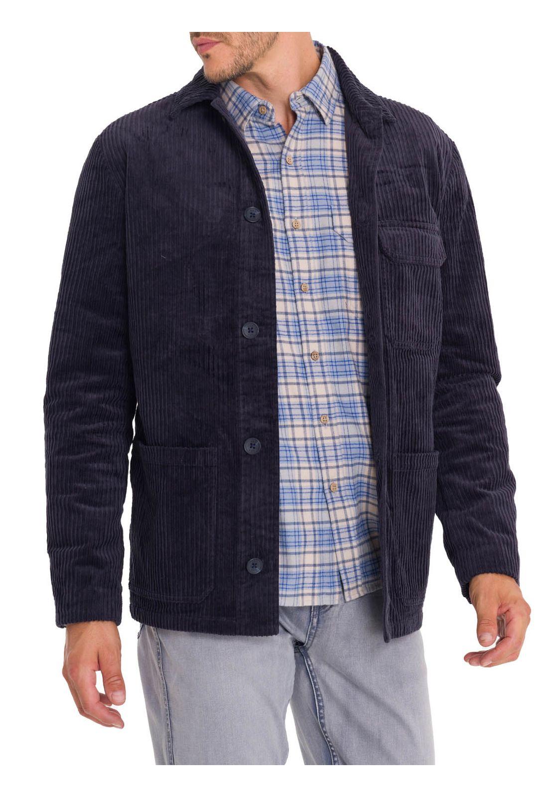 Chaqueta Algodón Hombre Bellagio Azul-4