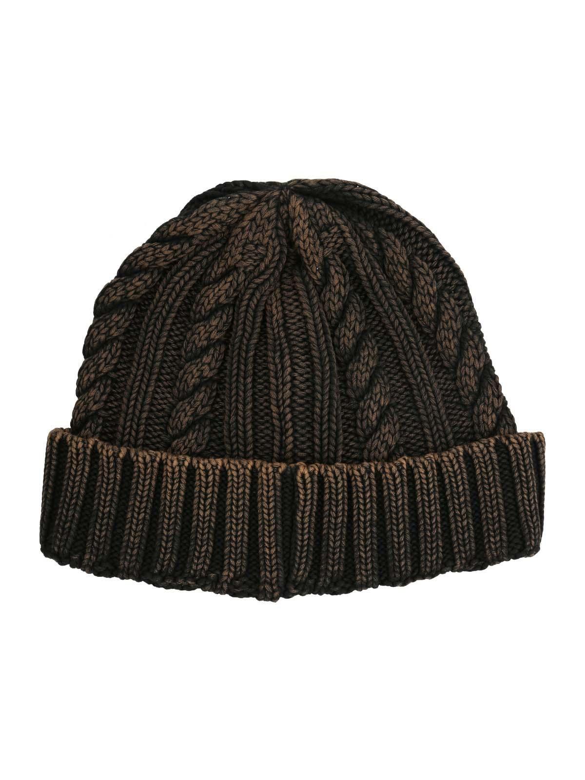 Gorro Algodón Unisex Beanie Braid Washed Agua-1