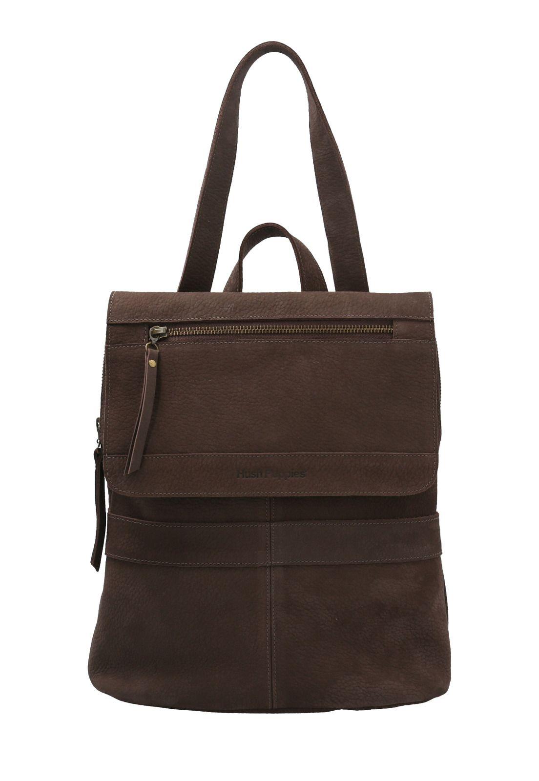 Cartera Mochila Cuero Mujer Briell Choco-0