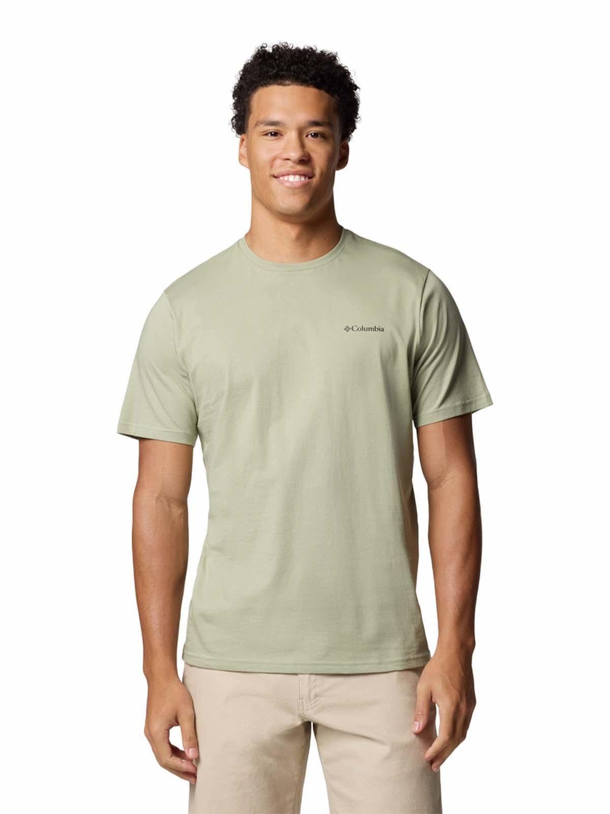 Polera Manga Corta Hombre North Cascades Beige-0