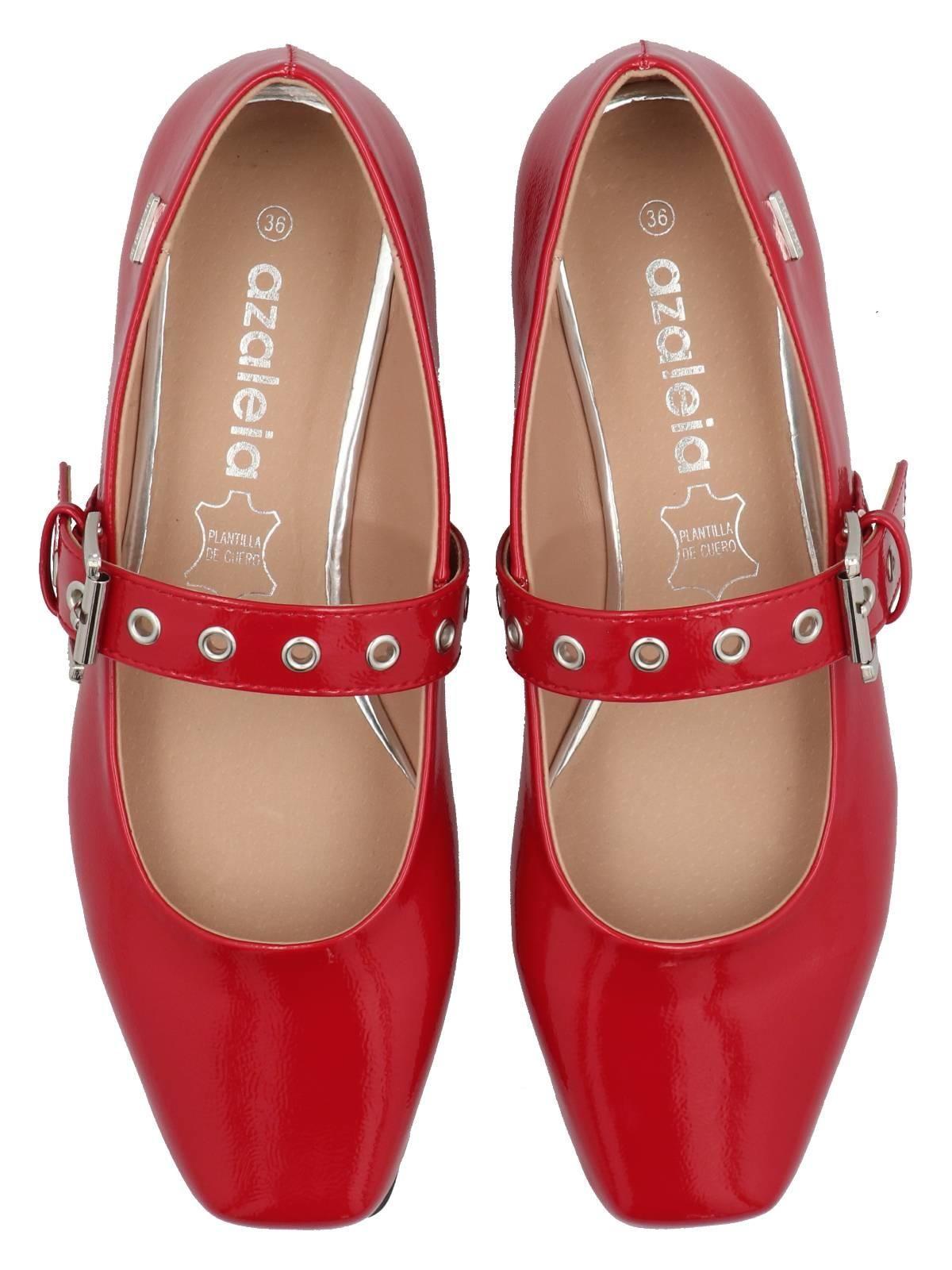Ballerina Chelsea Mujer Rojo-8