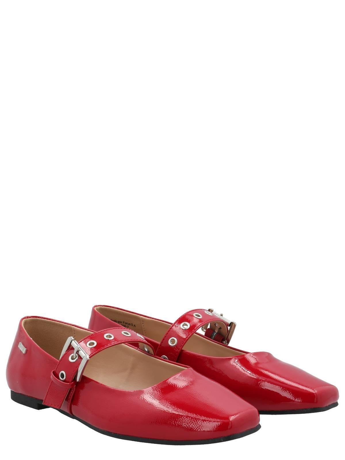 Ballerina Chelsea Mujer Rojo-9