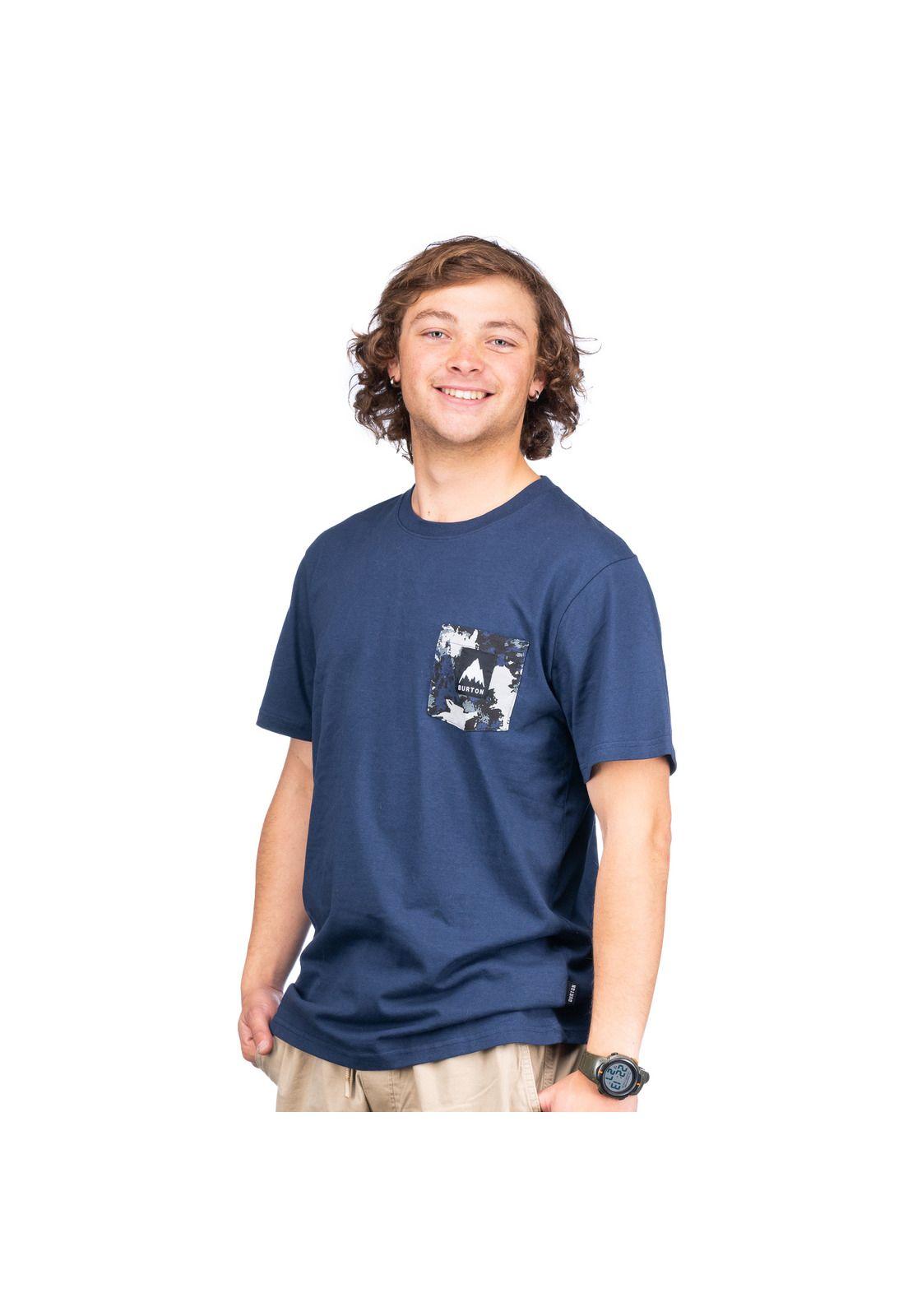 Polera M/C Hombre Deep Azul -1