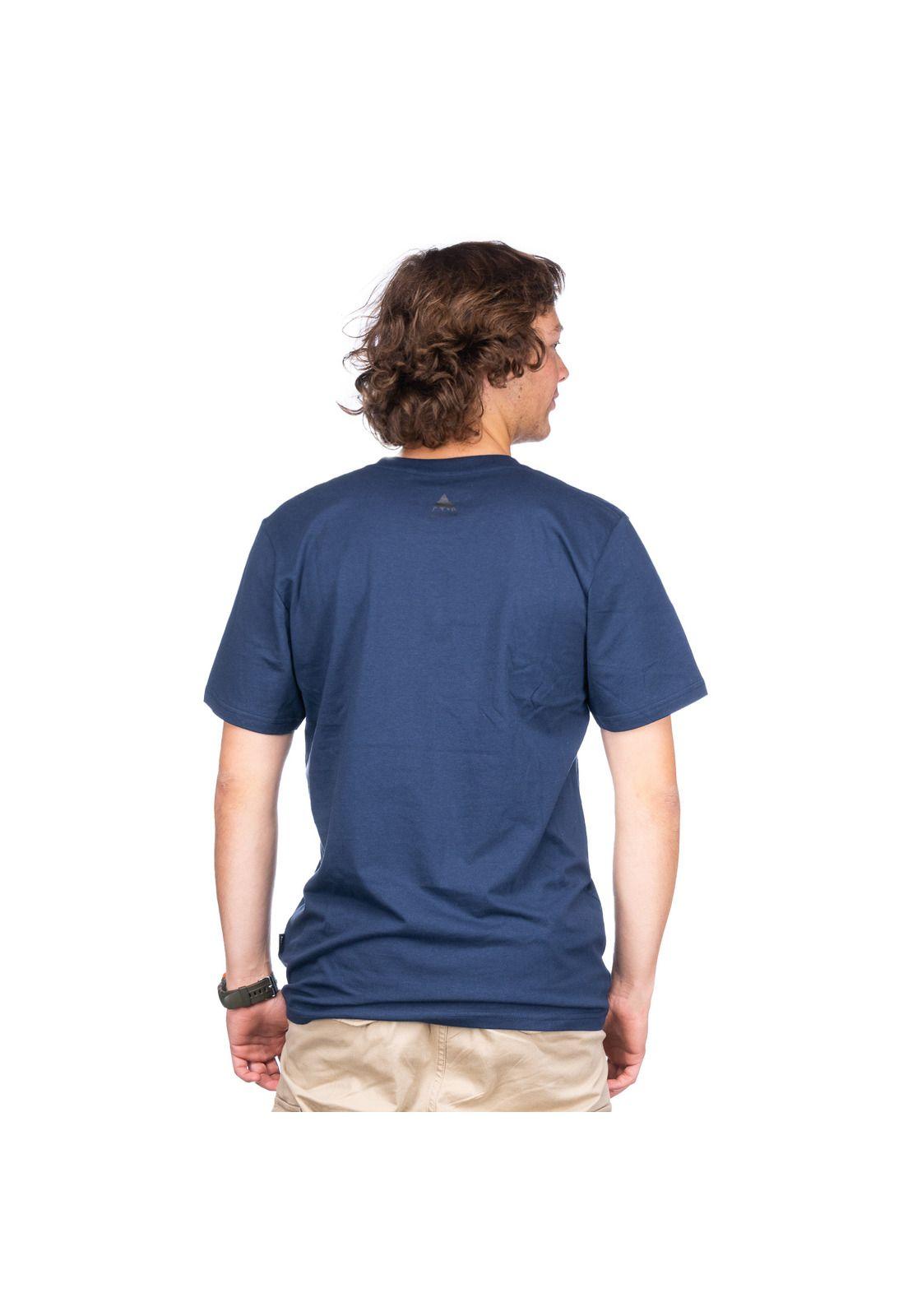 Polera M/C Hombre Deep Azul -2