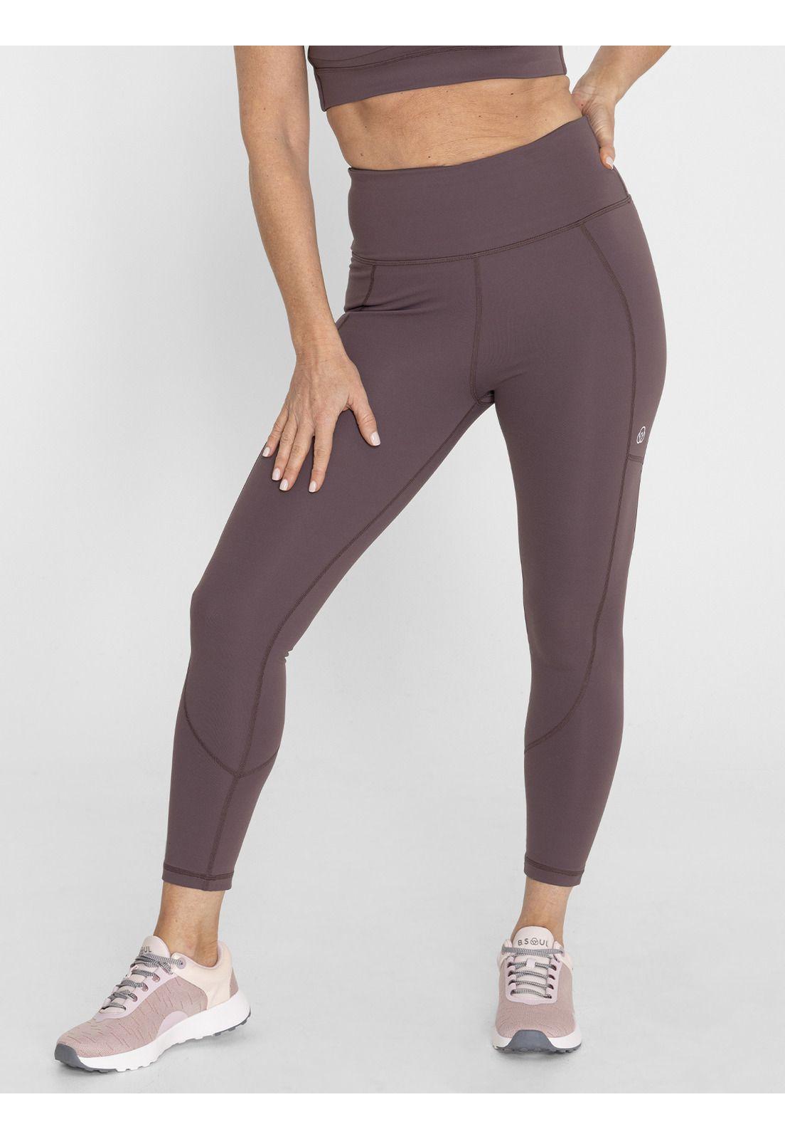 Calza Tiro Alto 7/8 Hr Ankle Legg Zoe Café Mujer-0