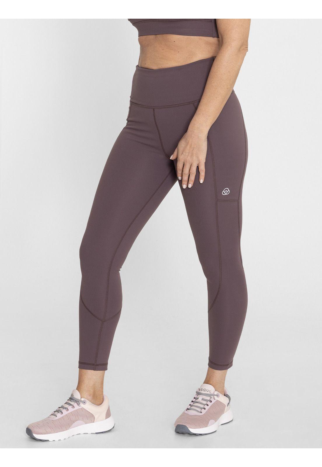 Calza Tiro Alto 7/8 Hr Ankle Legg Zoe Café Mujer-1