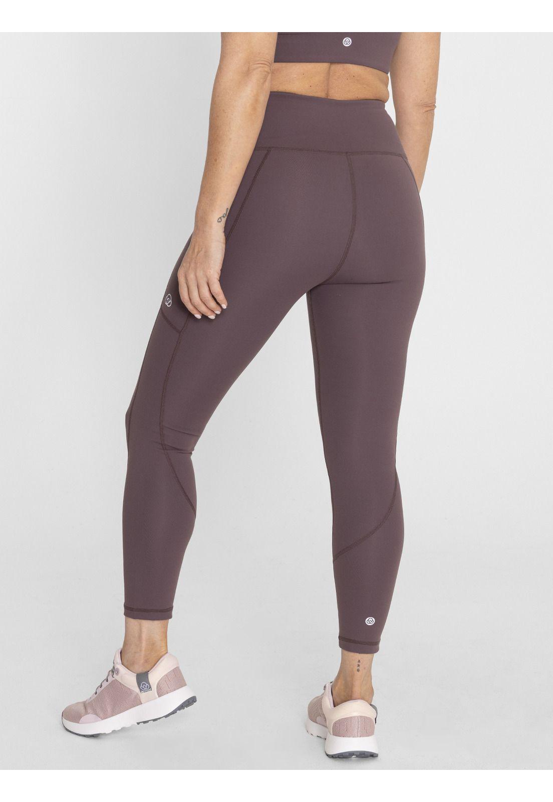 Calza Tiro Alto 7/8 Hr Ankle Legg Zoe Café Mujer-3