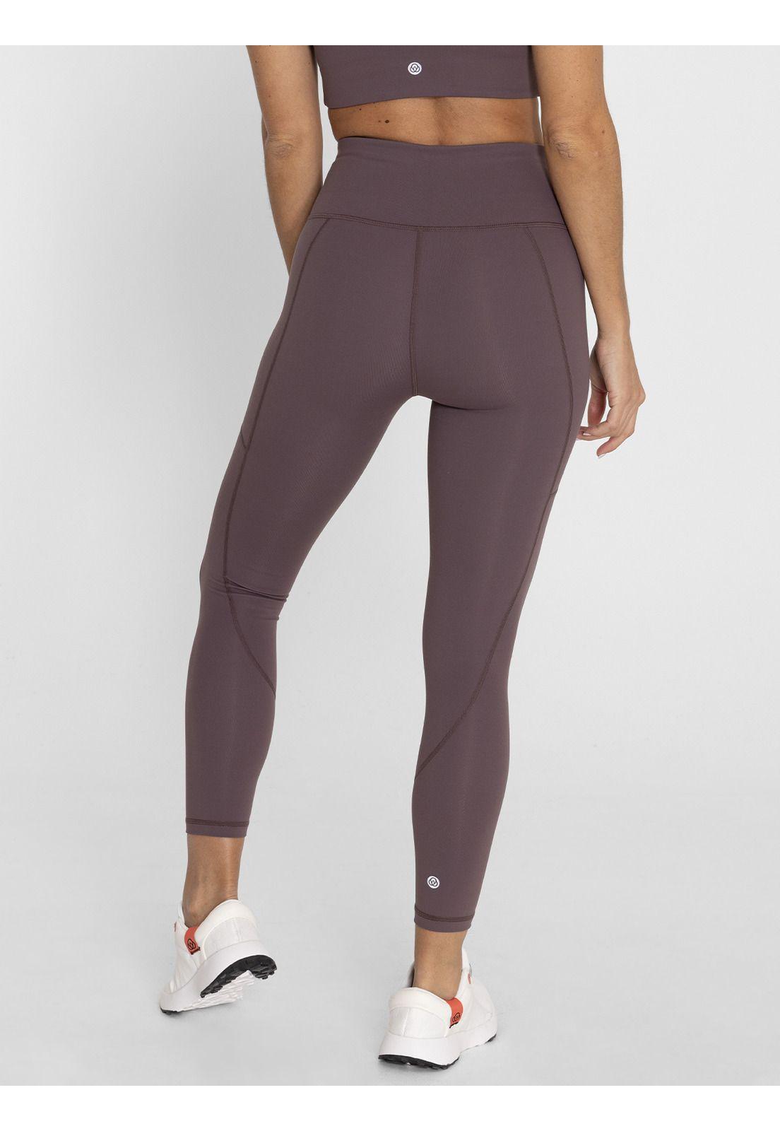 Calza Tiro Alto 7/8 Hr Ankle Legg Zoe Café Mujer-7