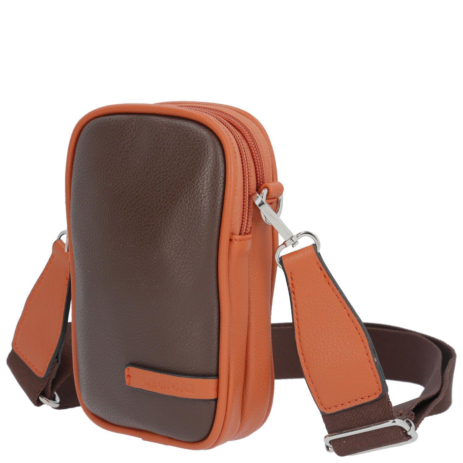 Cartera bandolera Lennox Cross Chocolate Mujer-1