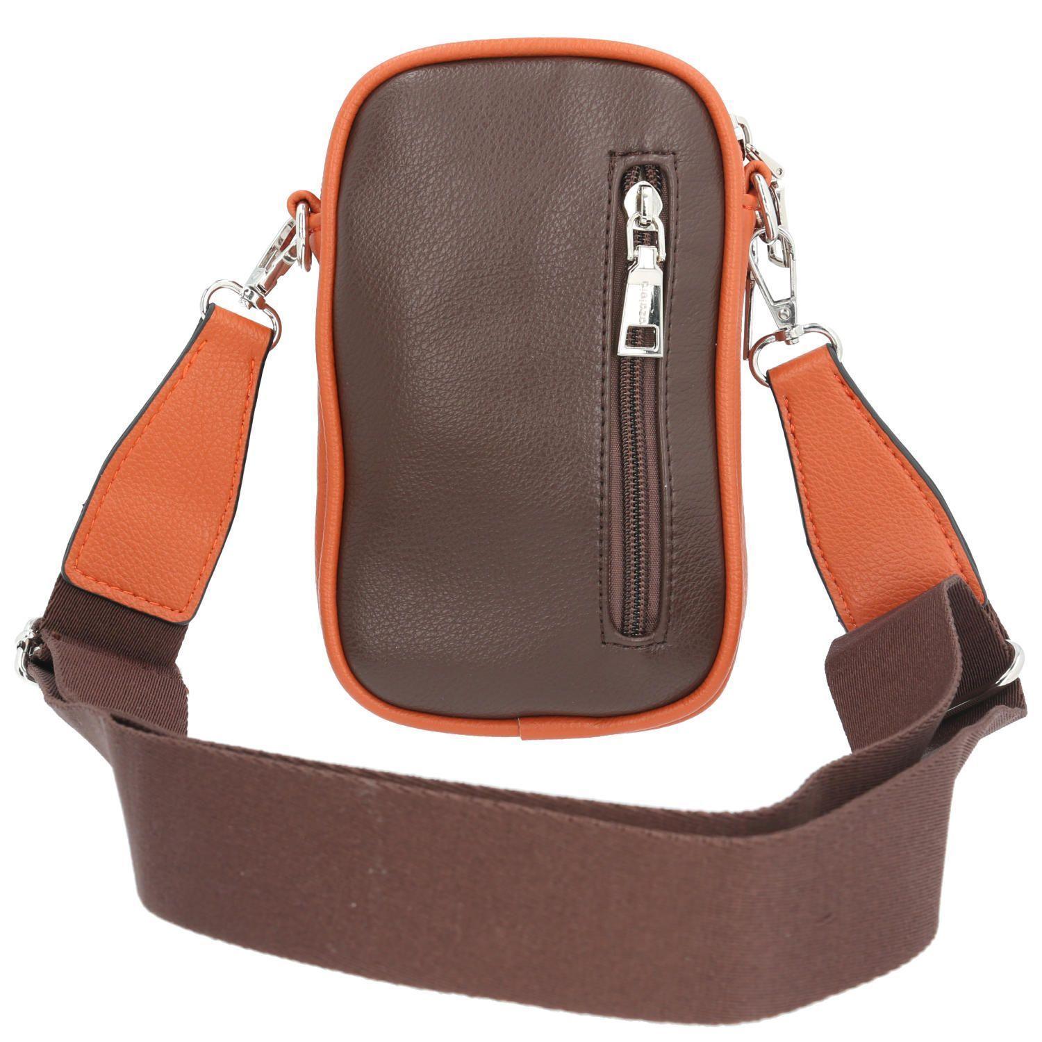 Cartera bandolera Lennox Cross Chocolate Mujer-2