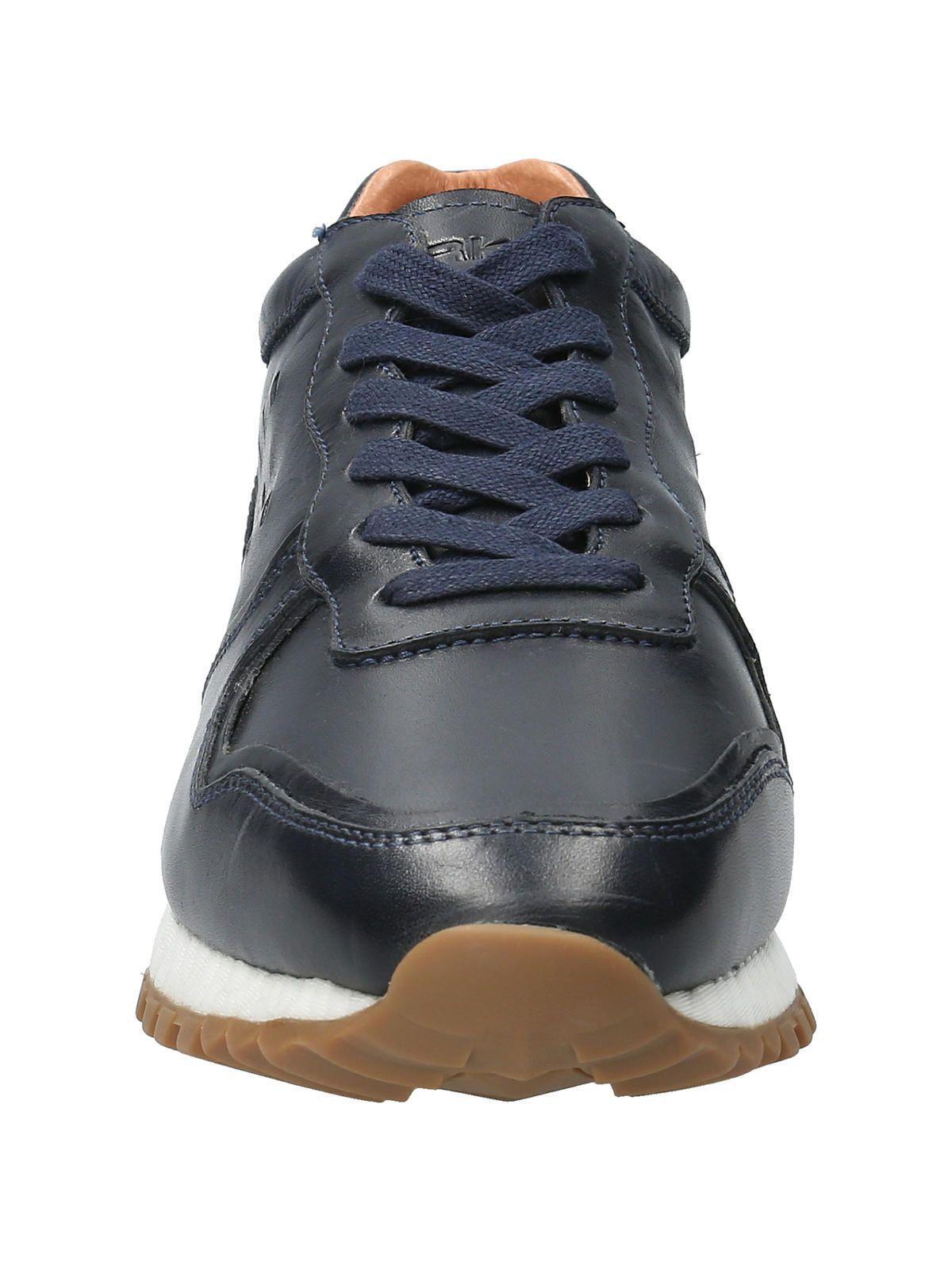 Zapatilla Cuero Hombre Graig Azul-3
