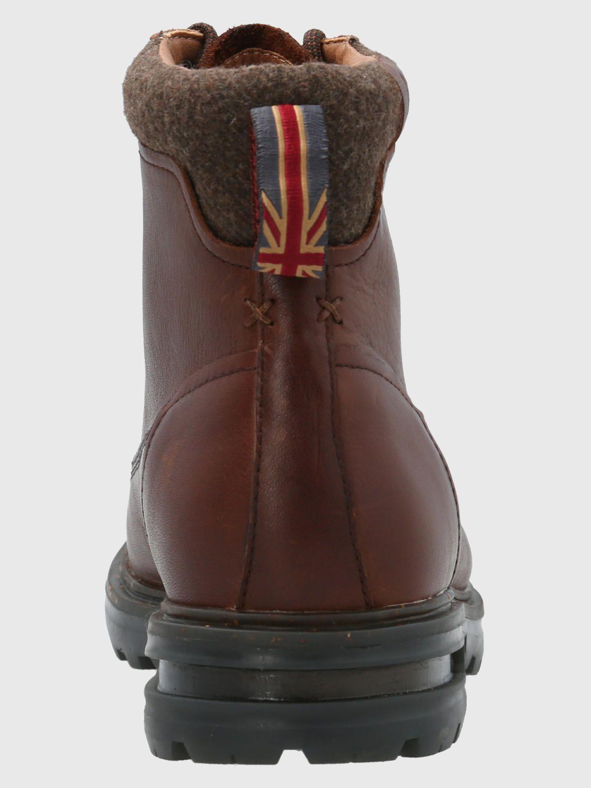 Botín Cuero Hombre Erne Café Oscuro-6