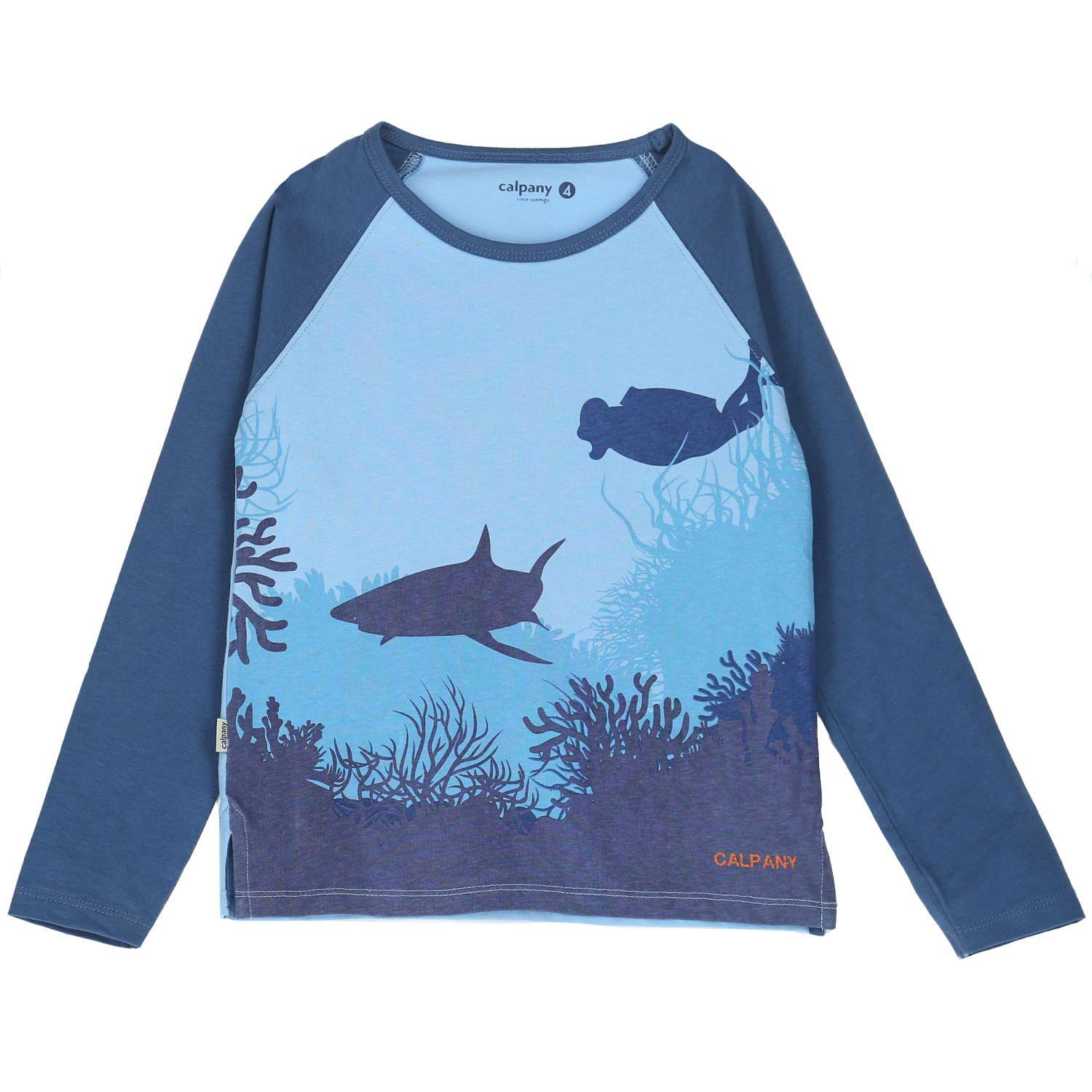 Polera Niño Diving Azul-0
