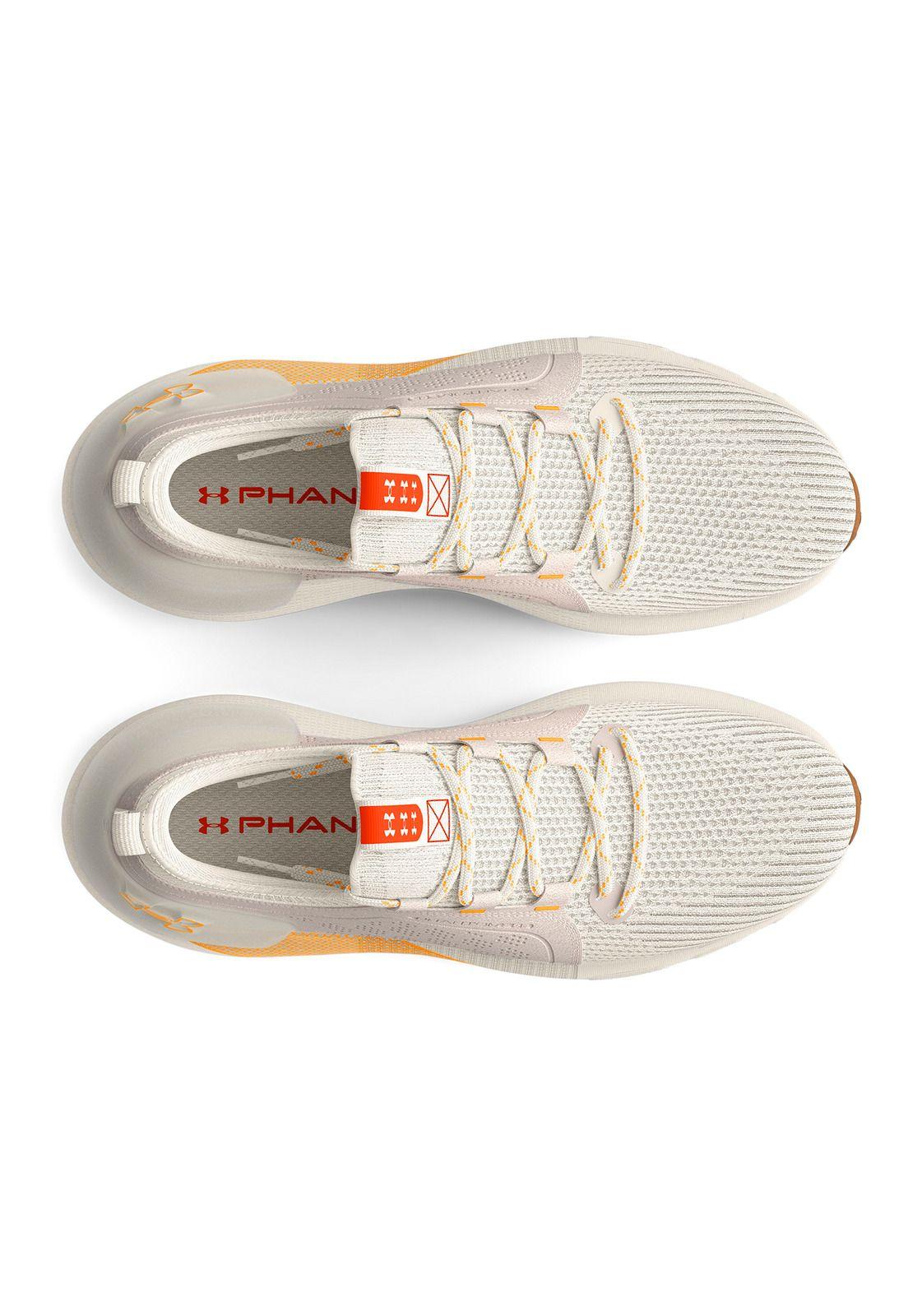 Zapatillas running UA HOVR Phantom 3 SE mujer Marfil-4